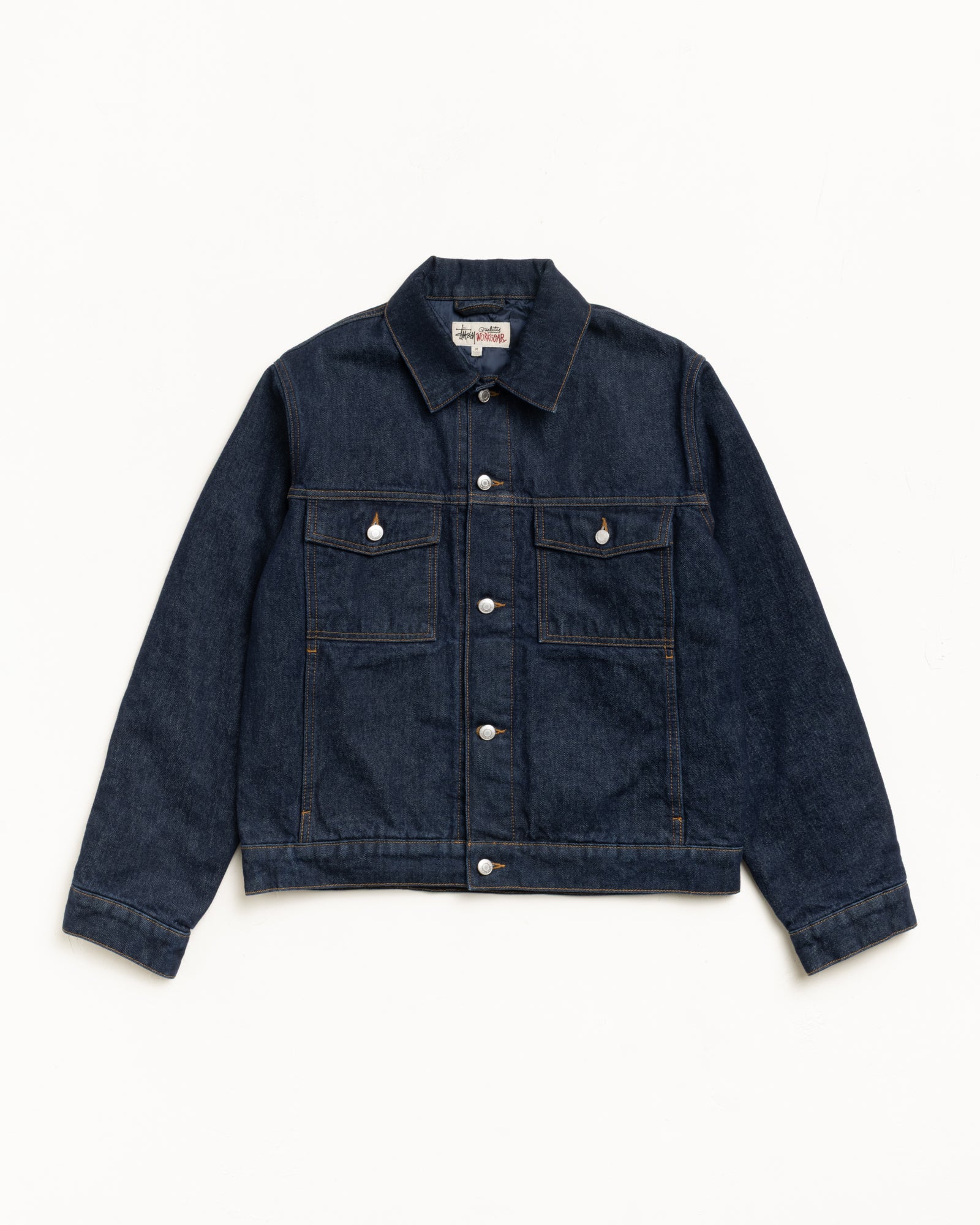 Lined Denim Trucker – Rinsed Indigo | Outerwear | Stüssy Japan