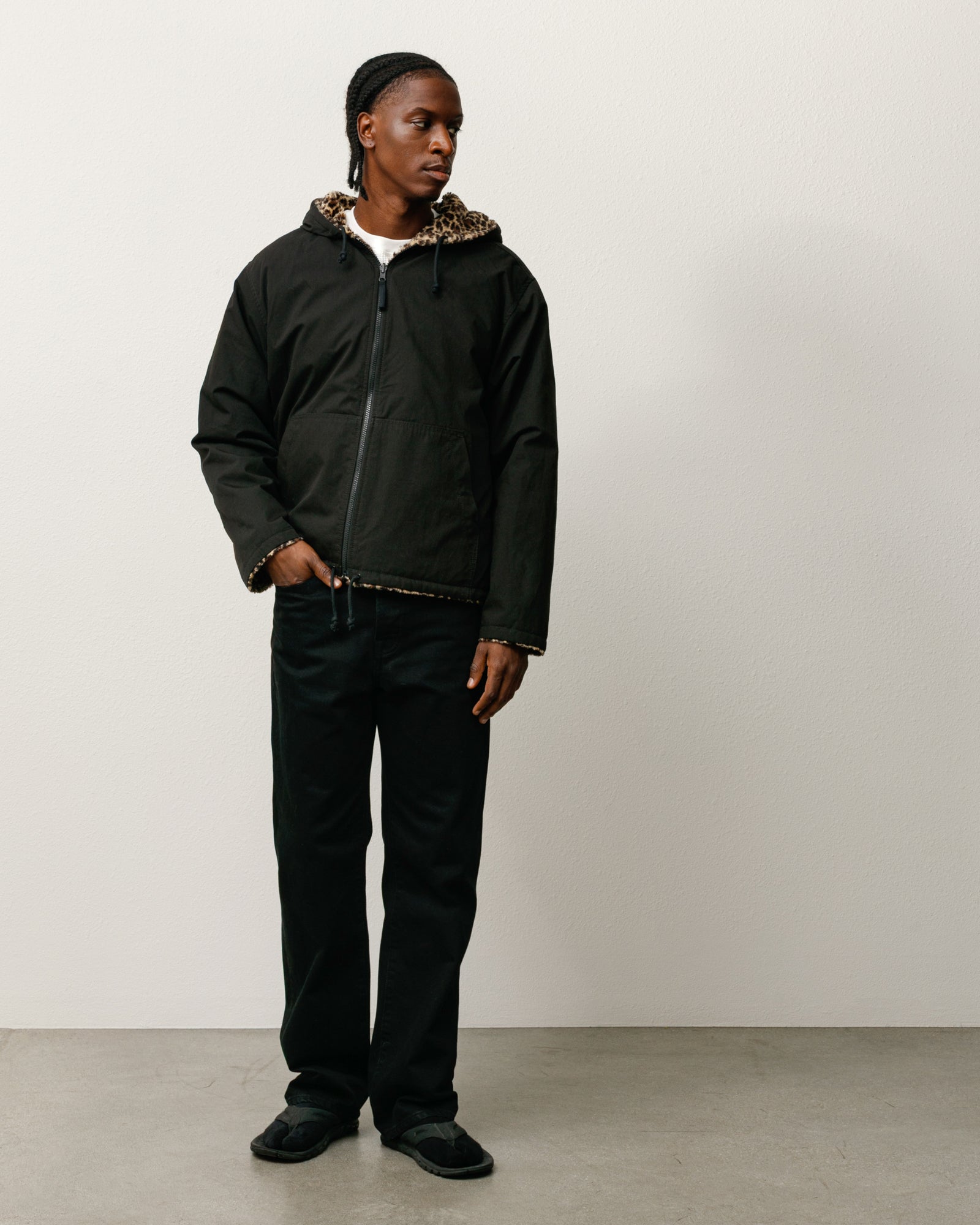 TIGHBOOTH ストライプ柄 フード付きジャケット Reversible Hooded Jacket – Leopard | Outerwear | Stüssy Japan