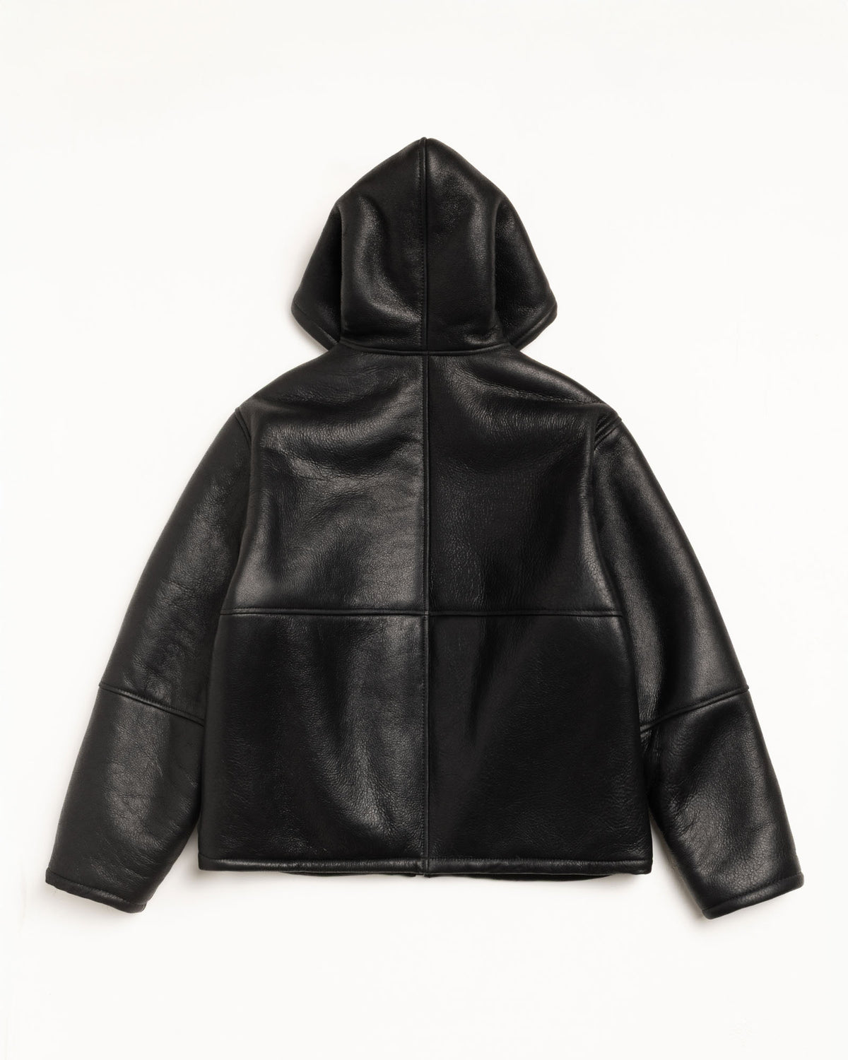 Shearling Hooded Jacket – Black | Outerwear | Stüssy Japan