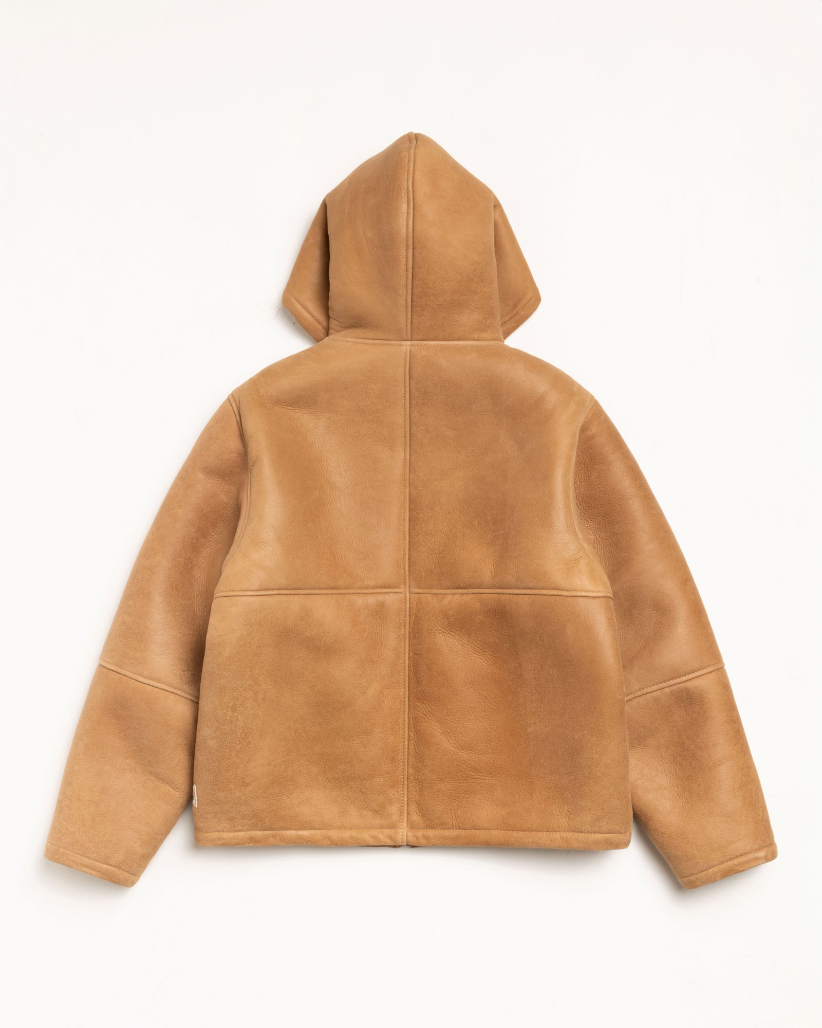 Shearling Hooded Jacket – Tan | Outerwear | Stüssy Japan