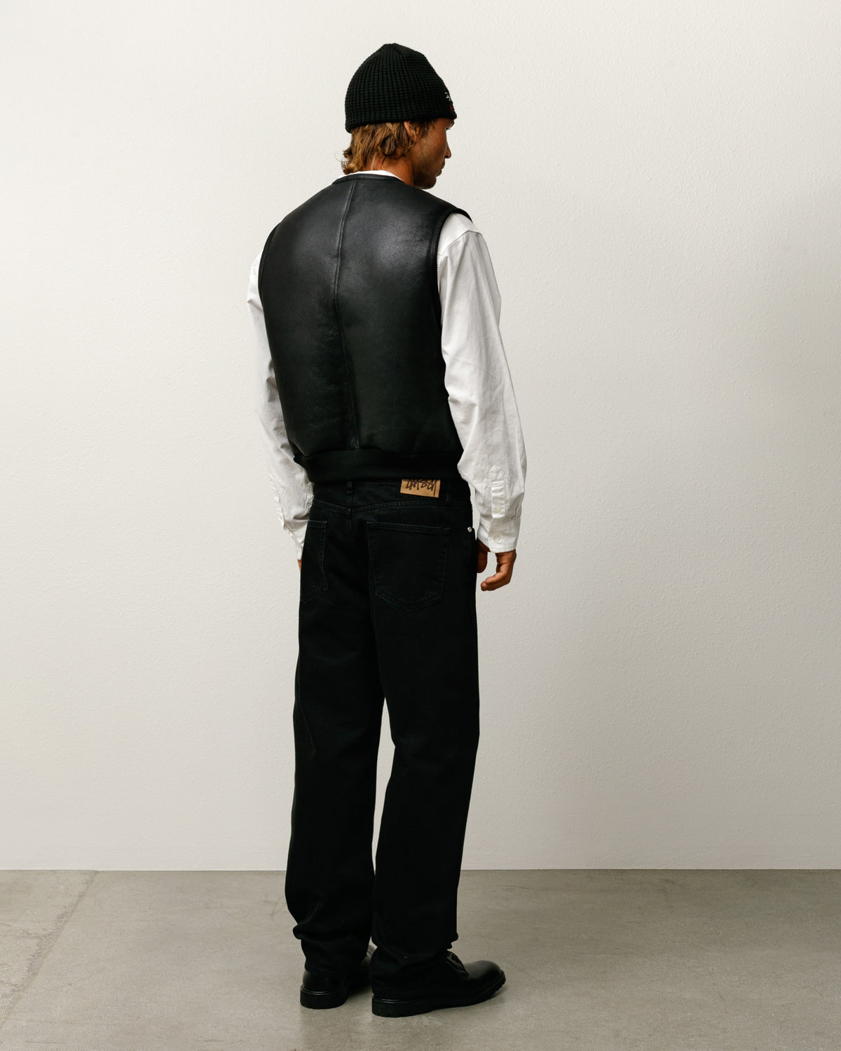 Shearling Vest – Black | Outerwear | Stüssy Japan