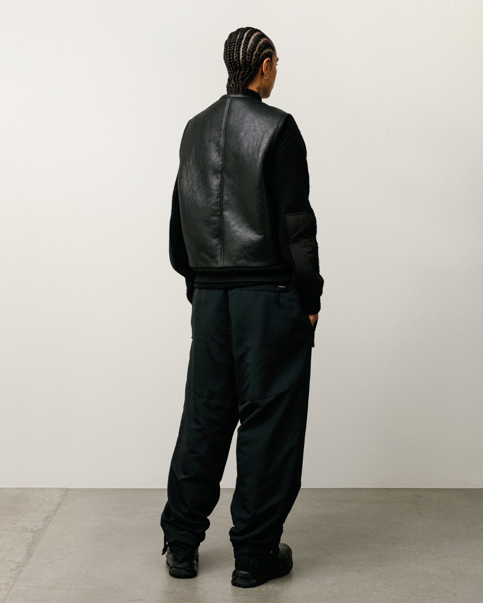 Shearling Vest – Black | Outerwear | Stüssy Japan
