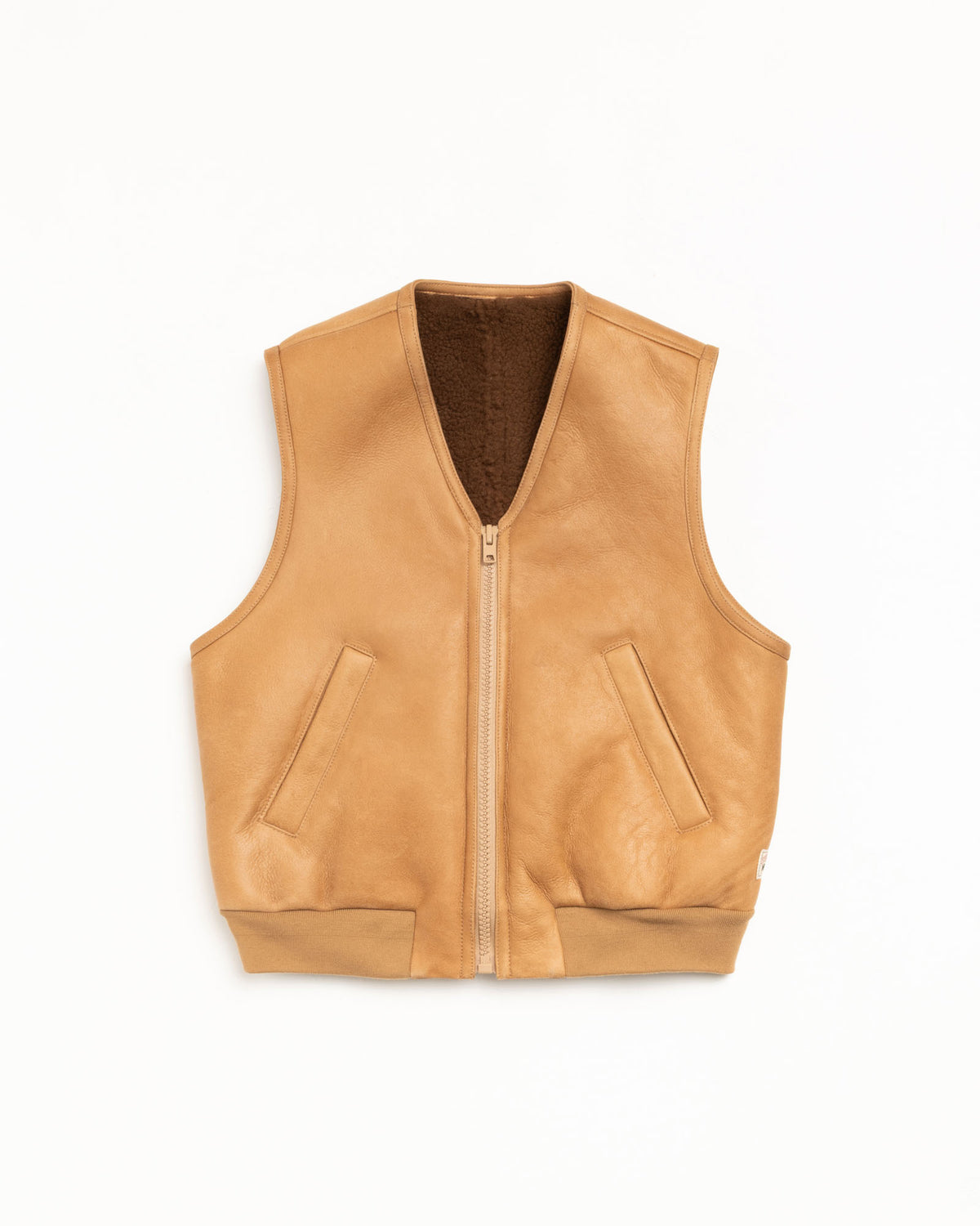 Shearling Vest – Tan | Outerwear | Stüssy Japan