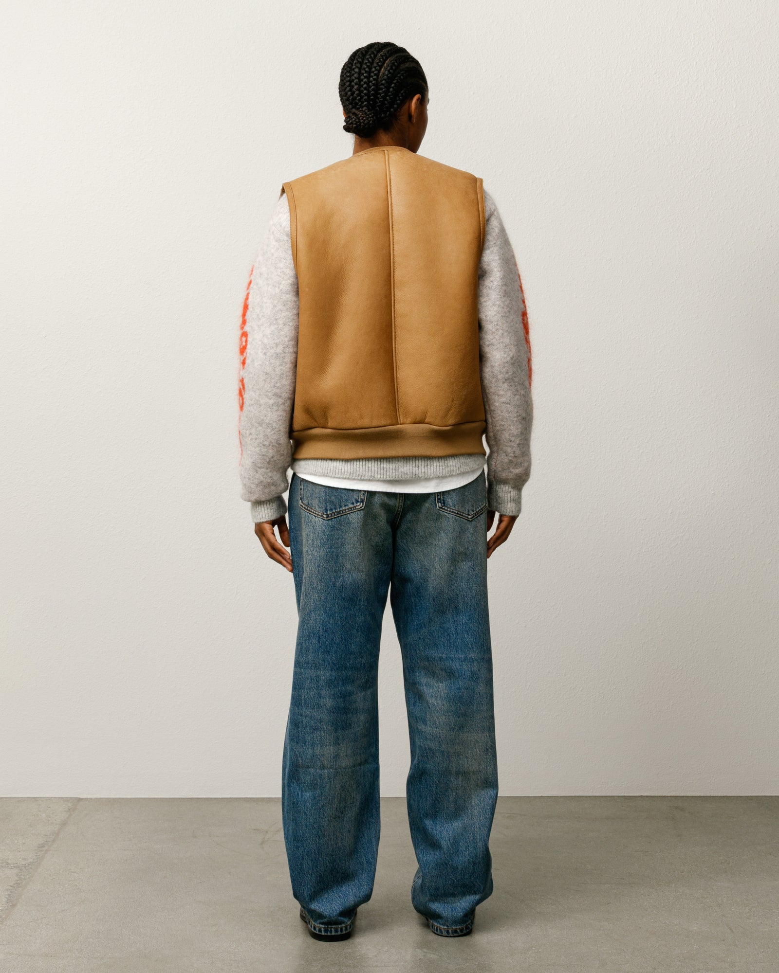 Shearling Vest – Tan | Outerwear | Stüssy Japan