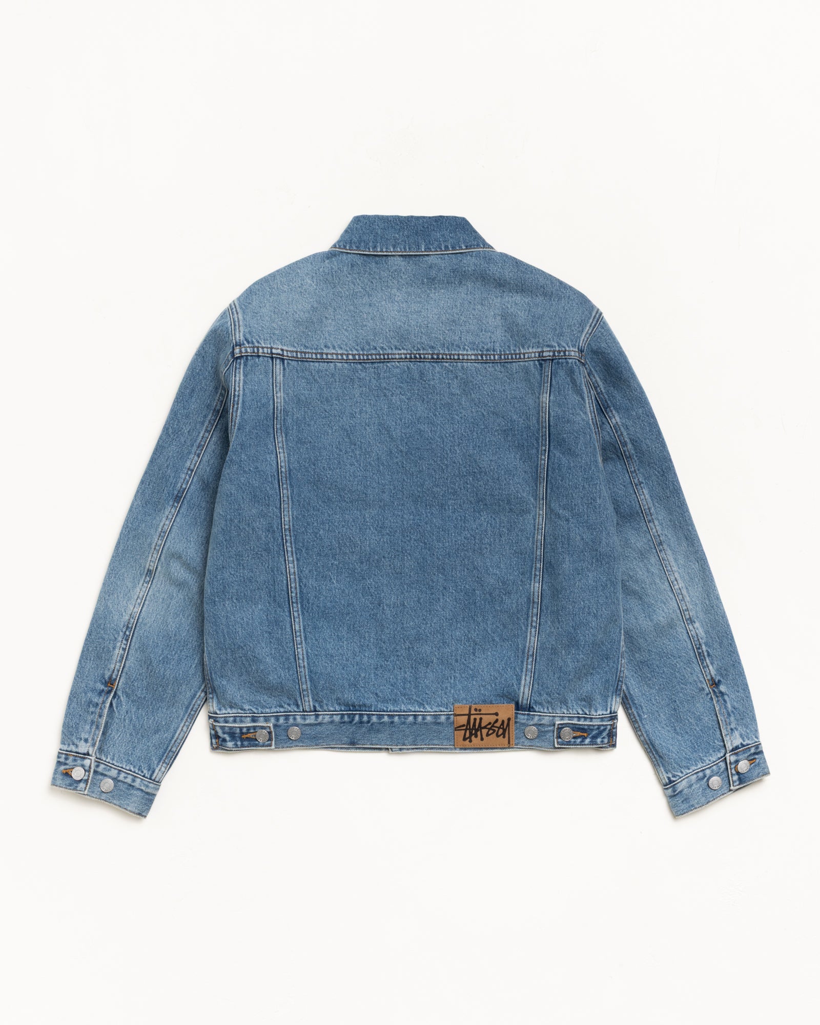 Lined Denim Trucker – Indigo Stone Wash | Outerwear | Stüssy Japan