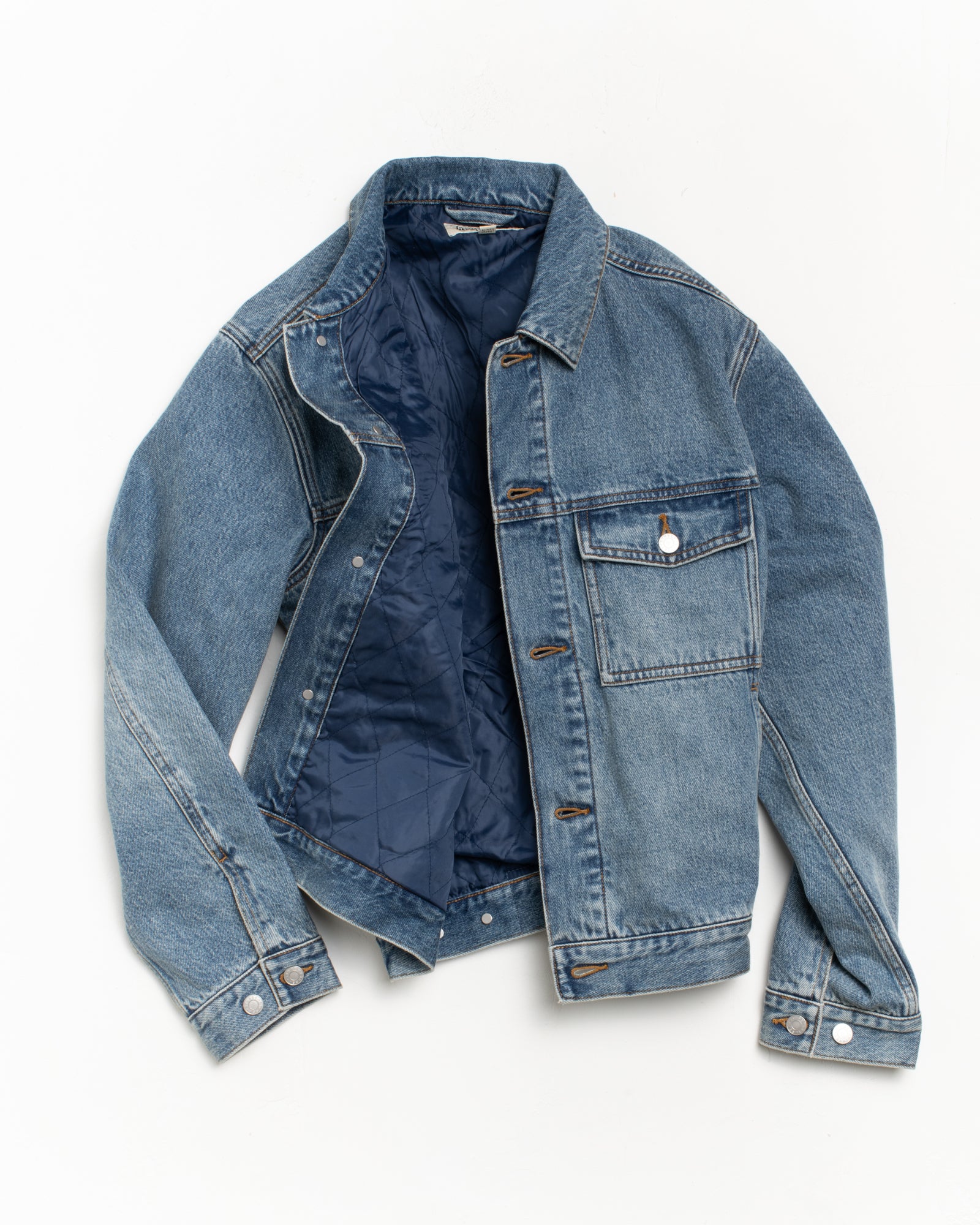 LINED DENIM TRUCKER JACKET