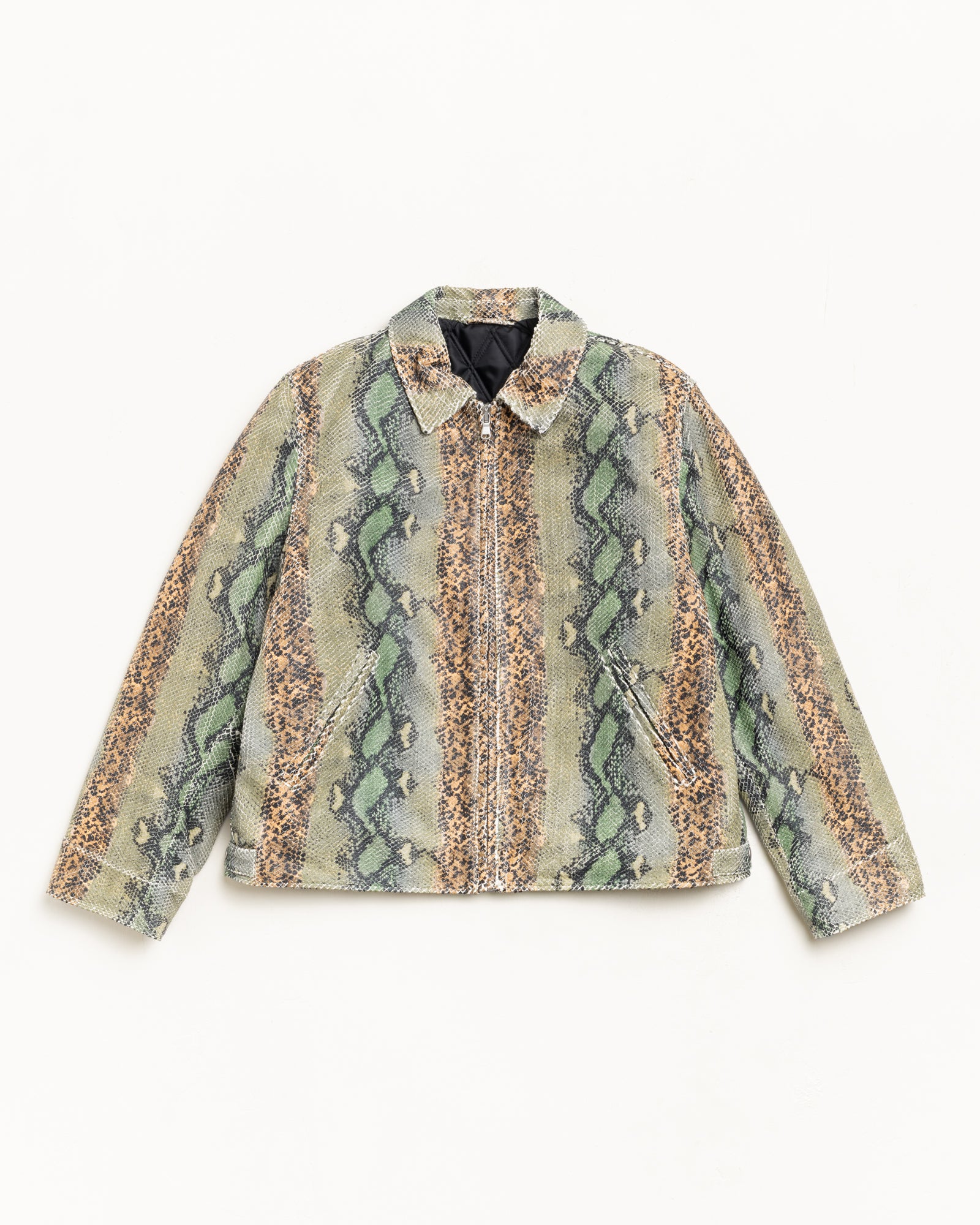 Garage Jacket Leather – Snake | Outerwear | Stüssy Japan