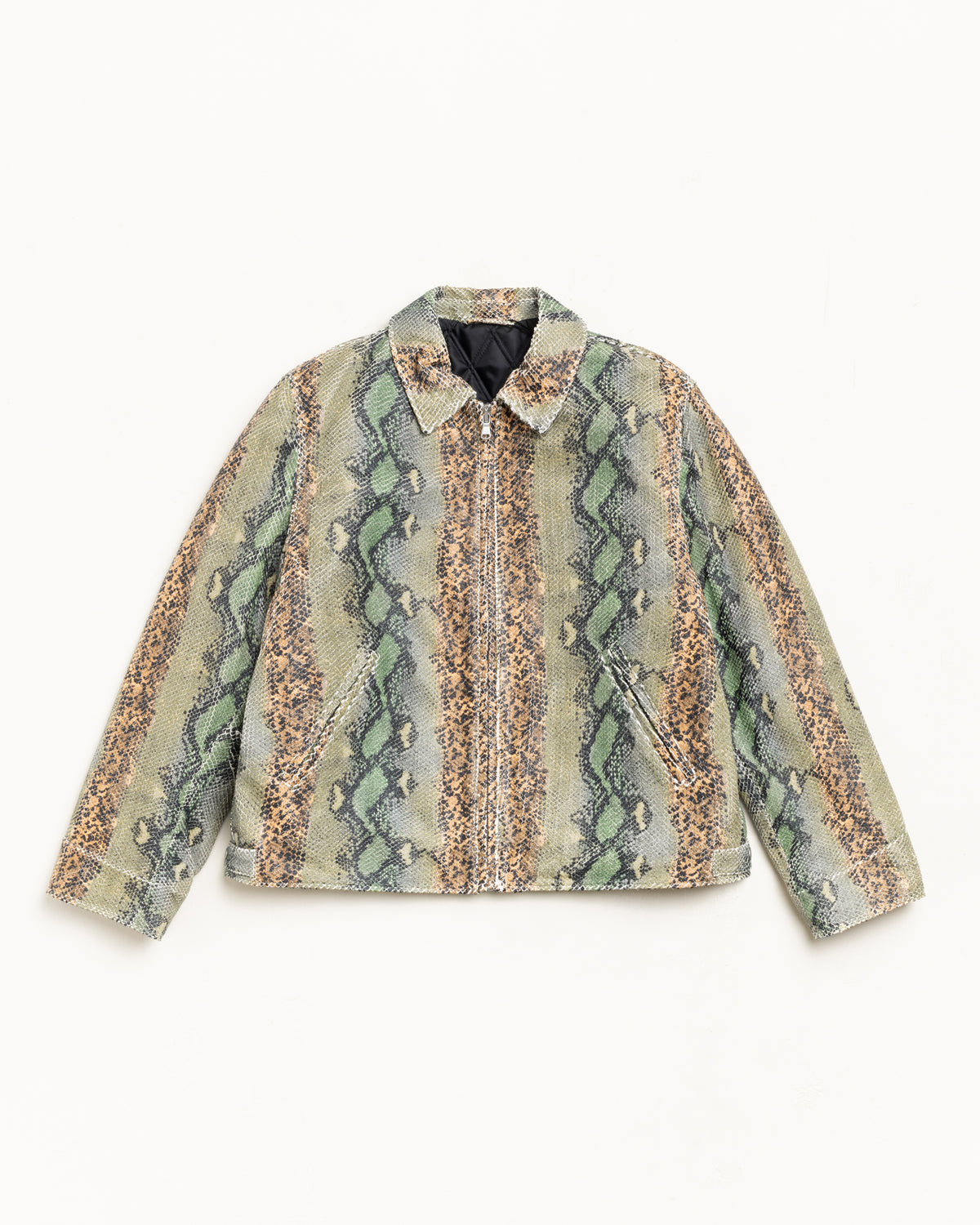 Garage Jacket Leather – Snake | Outerwear | Stüssy Japan