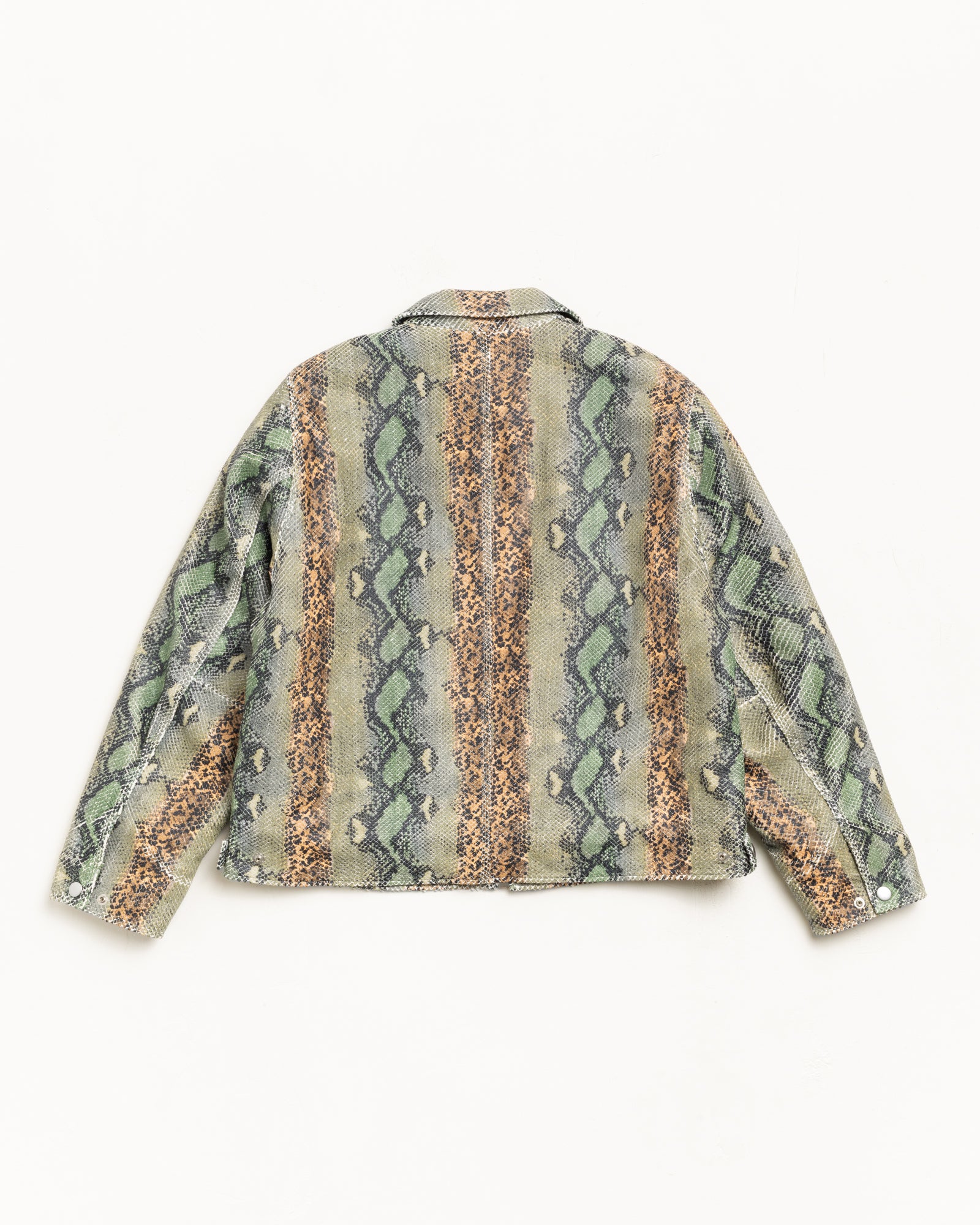 Garage Jacket Leather – Snake | Outerwear | Stüssy Japan