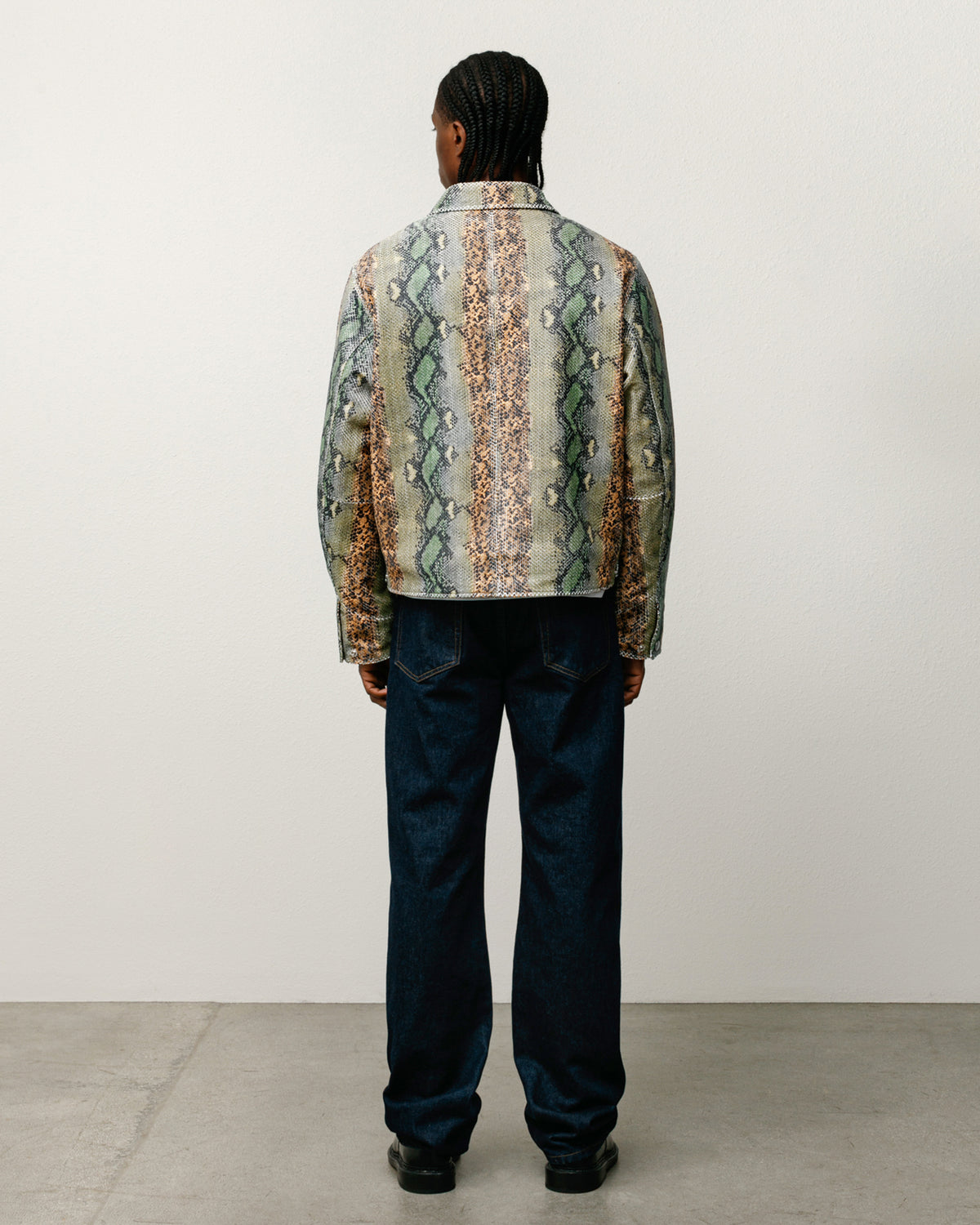 Garage Jacket Leather – Snake | Outerwear | Stüssy Japan