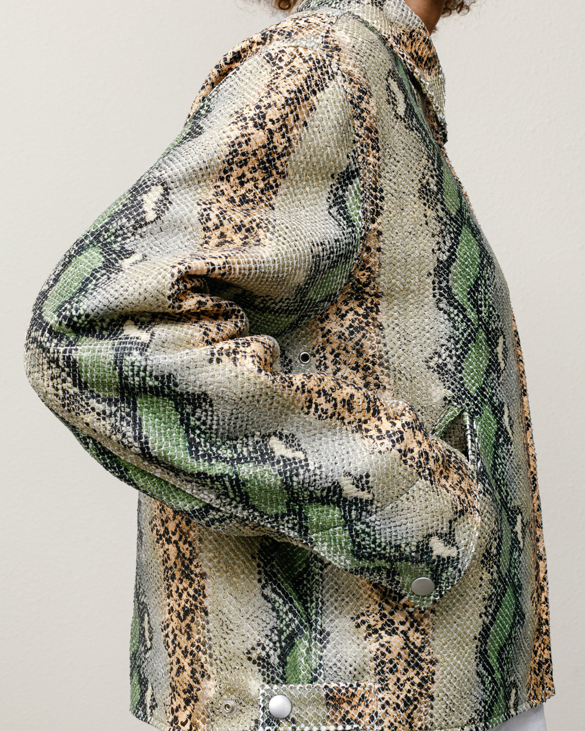 Garage Jacket Leather – Snake | Outerwear | Stüssy Japan
