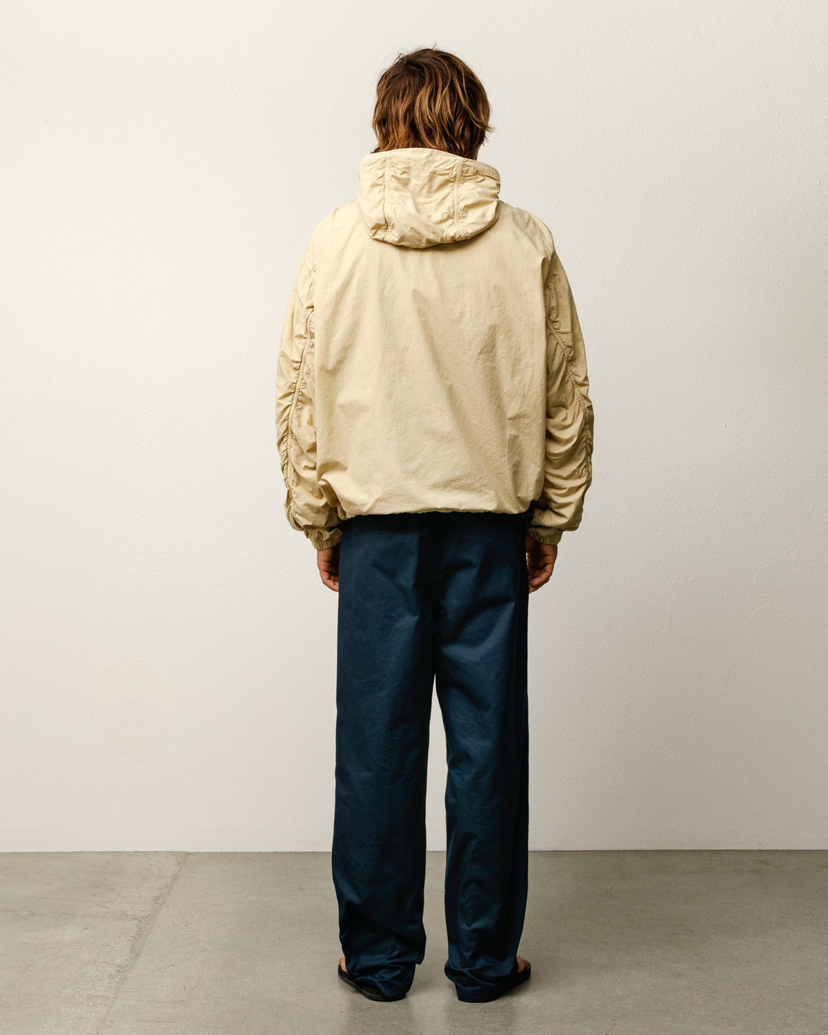 Double Cotton Hooded Jacket – Sand | Outerwear | Stüssy Japan