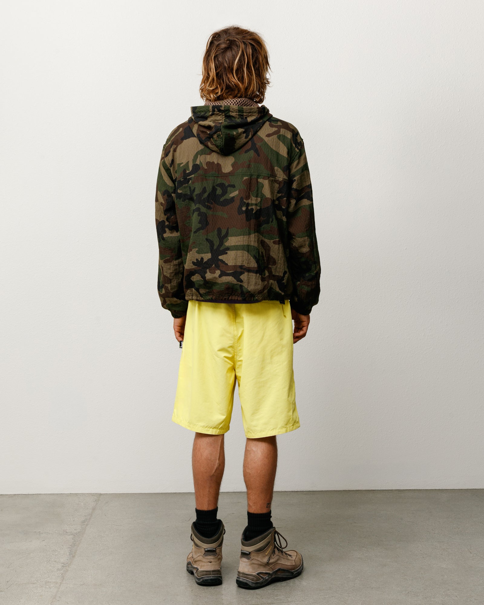 ゆーり V12 カモフラージュジャケット ナイロンジャケット アウター Layered Mesh Hooded Jacket – Woodland Camo | Outerwear | Stüssy Japan