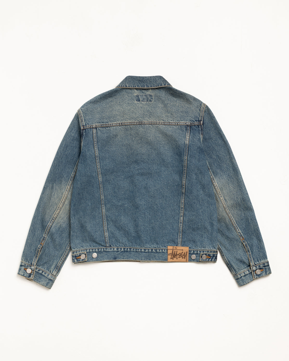 Trucker Jacket Denim – Vintage Mid Wash | Outerwear | Stüssy Japan