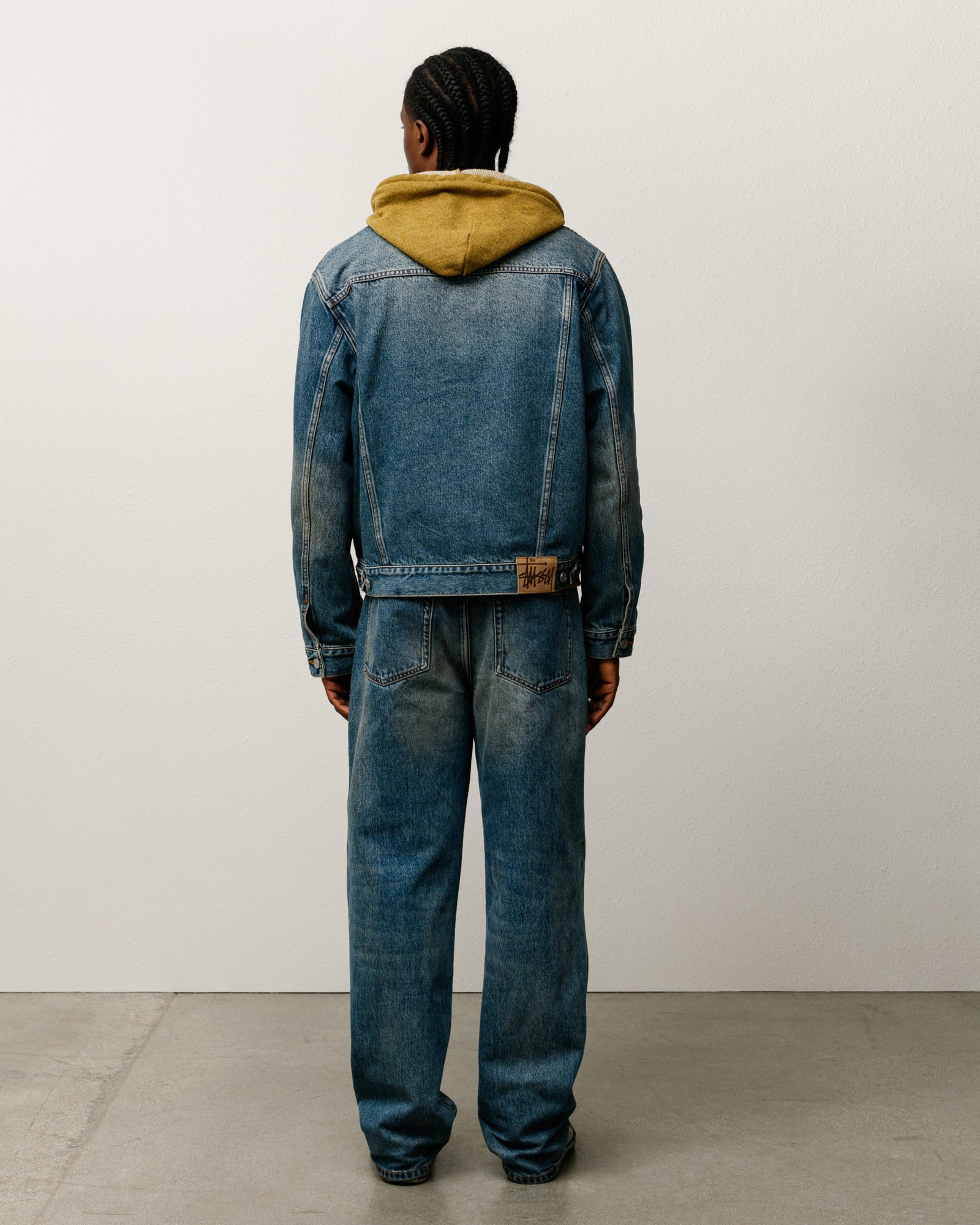 Trucker Jacket Denim – Vintage Mid Wash | Outerwear | Stüssy Japan