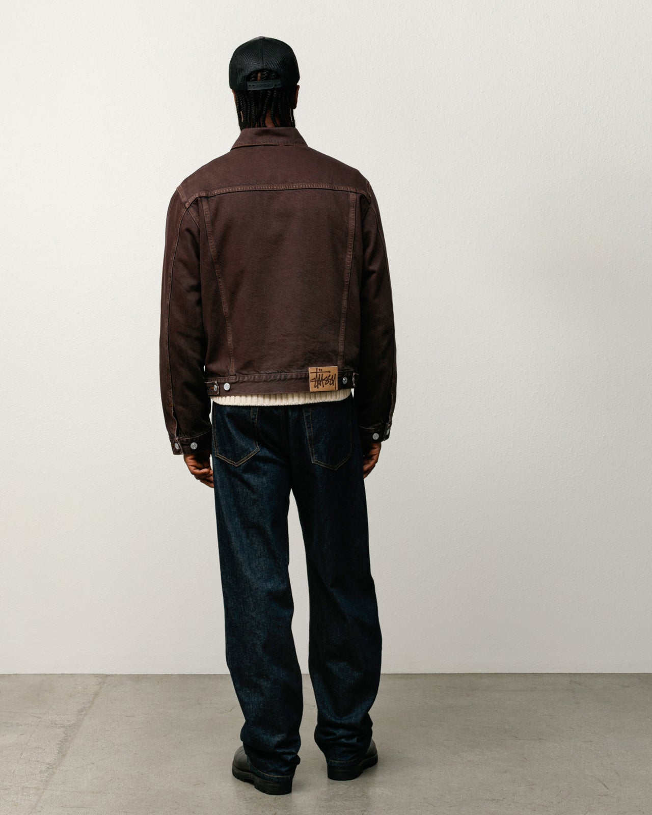 Lined Trucker Denim – Resin Wash Brown | Outerwear | Stüssy Japan