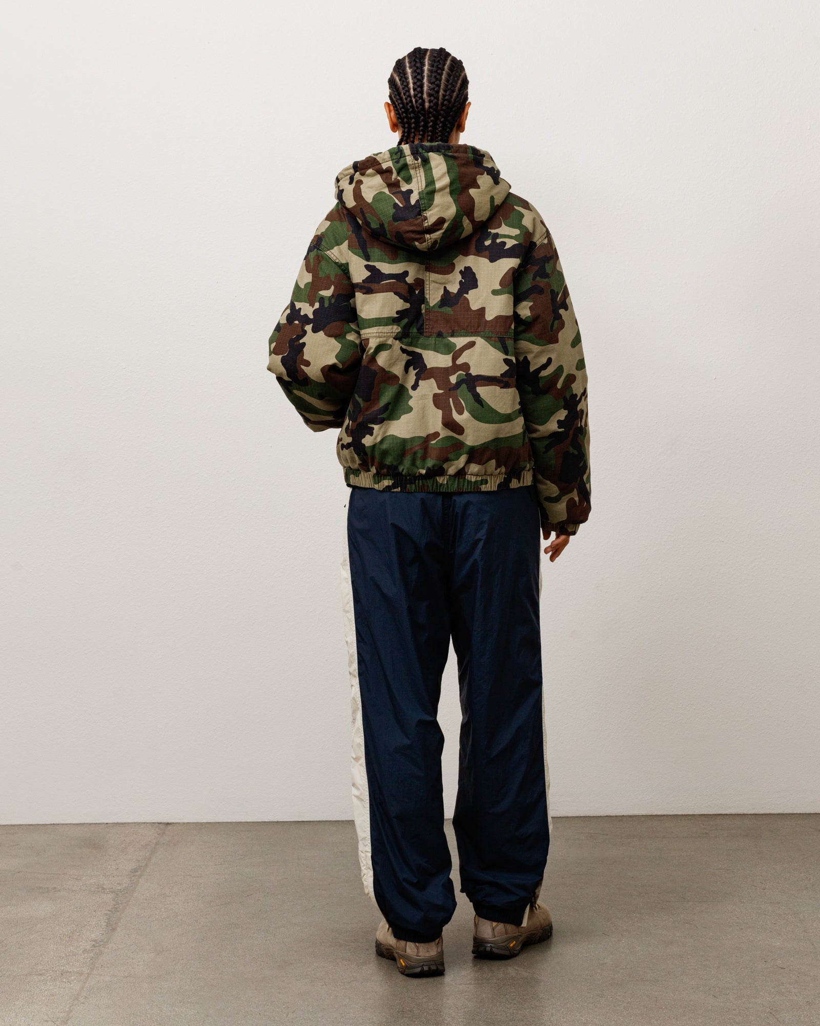 Work Jacket Ripstop Unisex Long Sleeve In Woodland Camo