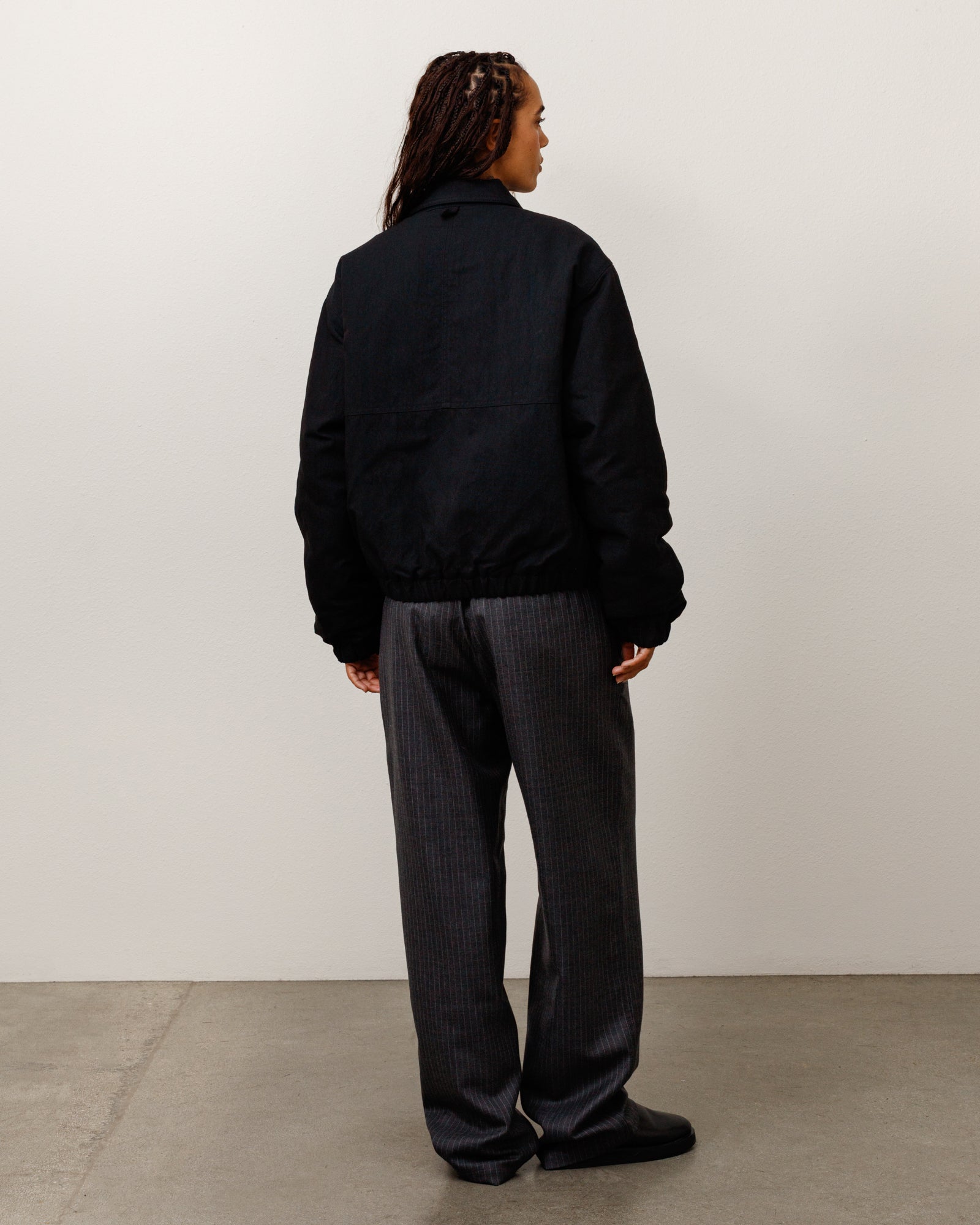 Nyco Collared Work Jacket - Black | Outerwear | Stüssy Japan