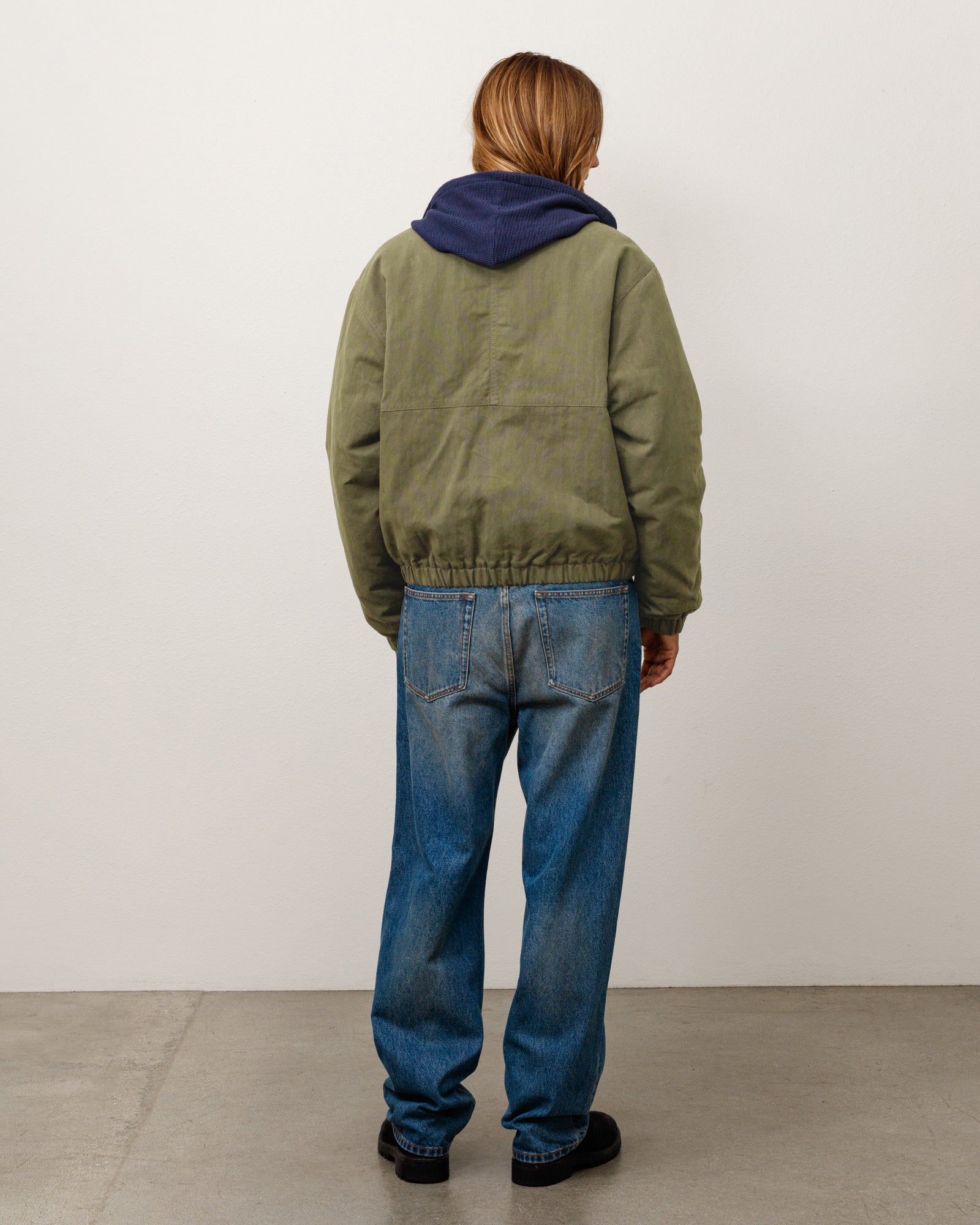 Nyco Collared Work Jacket - Green | Outerwear | Stüssy Japan