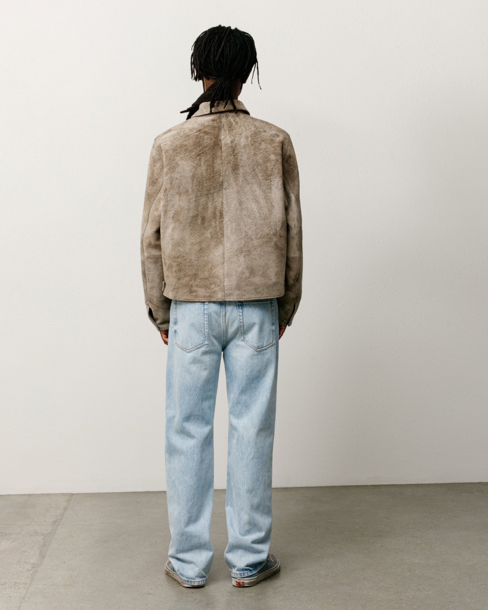 Garage Jacket Suede - Suede | Outerwear | Stüssy Japan