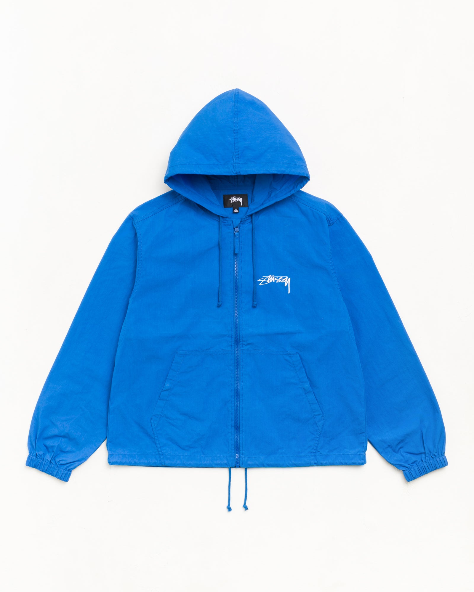 Waxed Cotton Beach Shell - Blue | Outerwear | Stüssy Japan