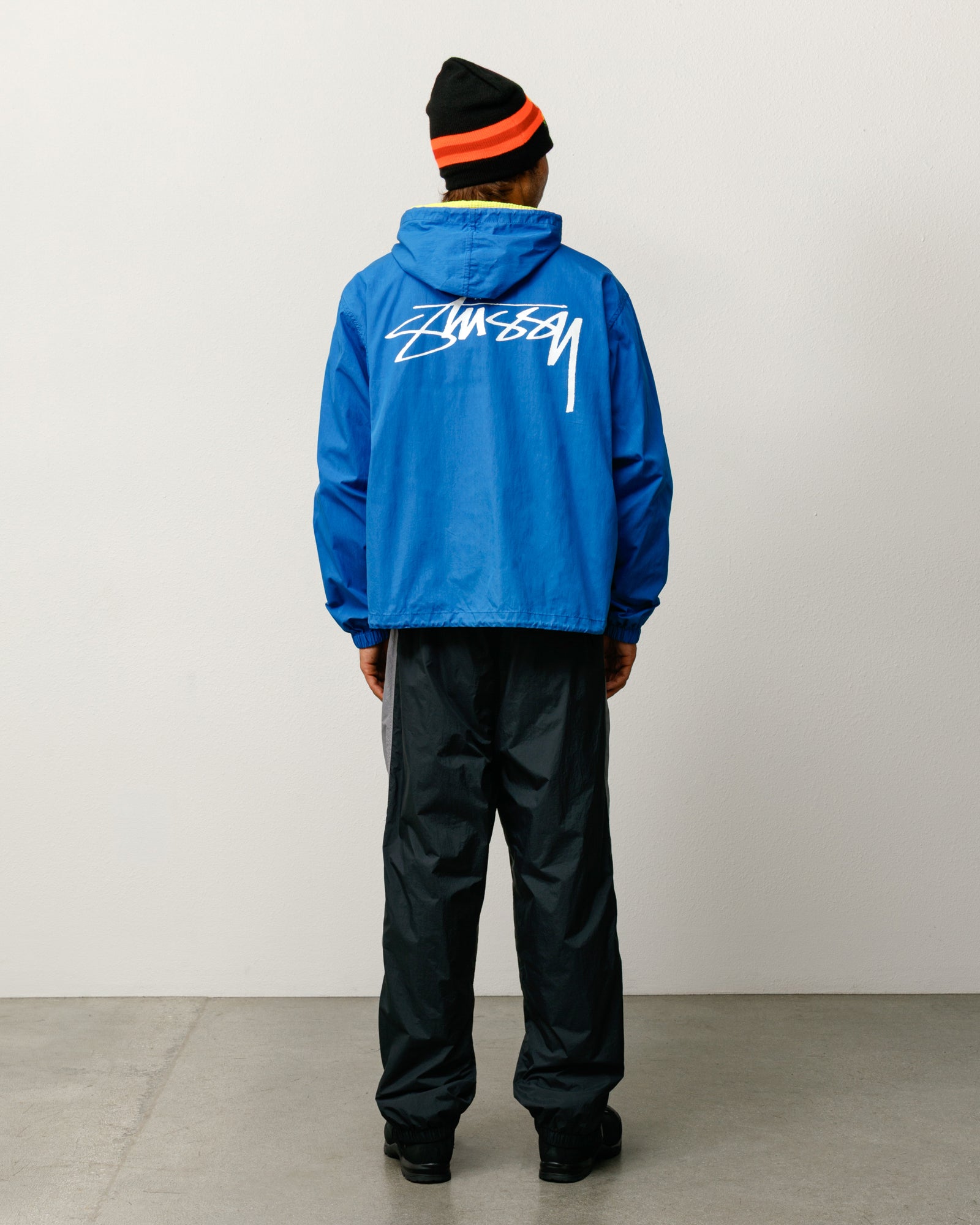 Waxed Cotton Beach Shell - Blue | Outerwear | Stüssy Japan