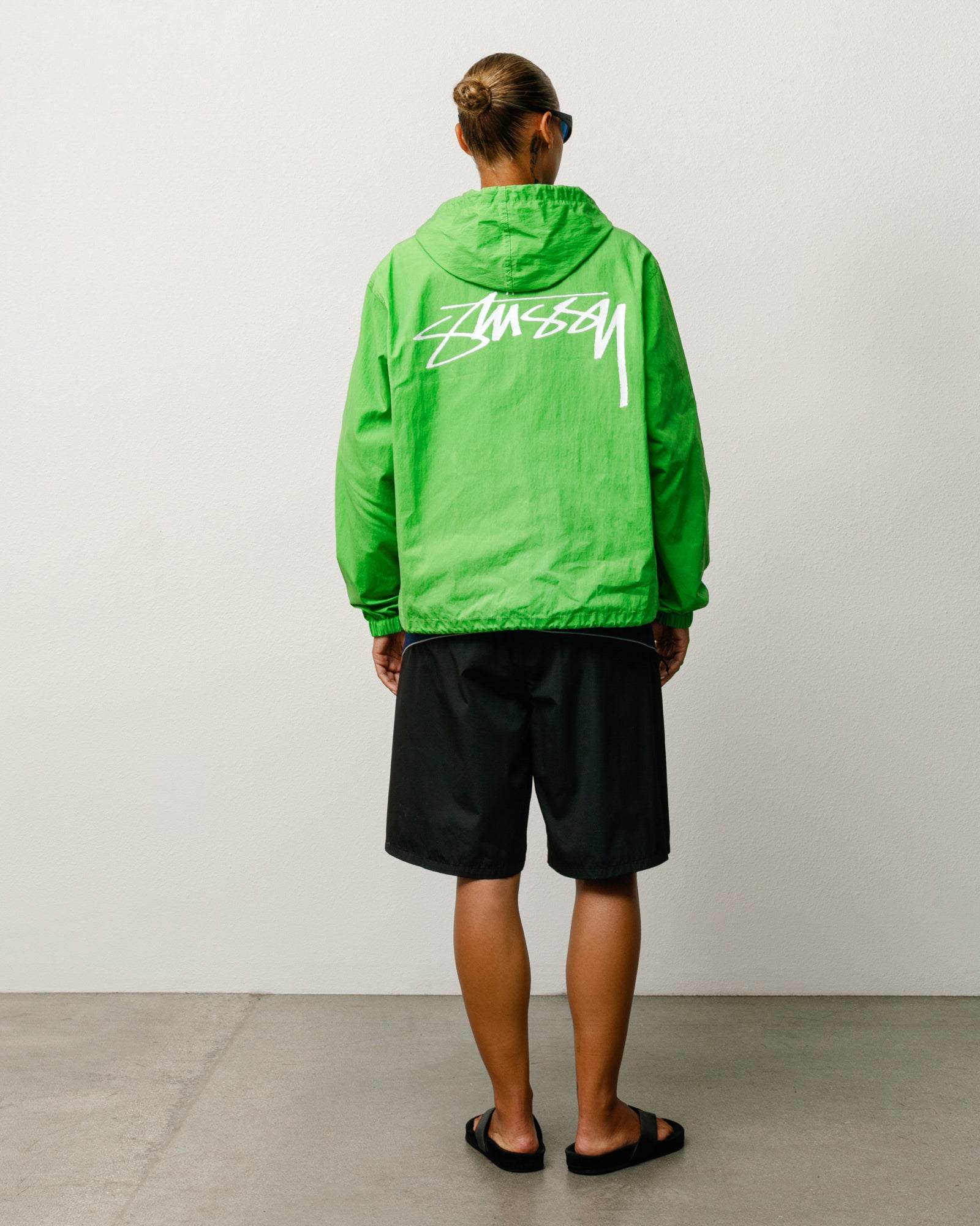 grunge Stussy ベルベット　短丈　光沢ブルゾン y2k 平成ギャル Waxed Cotton Beach Shell - Kiwi | Outerwear | Stüssy Japan