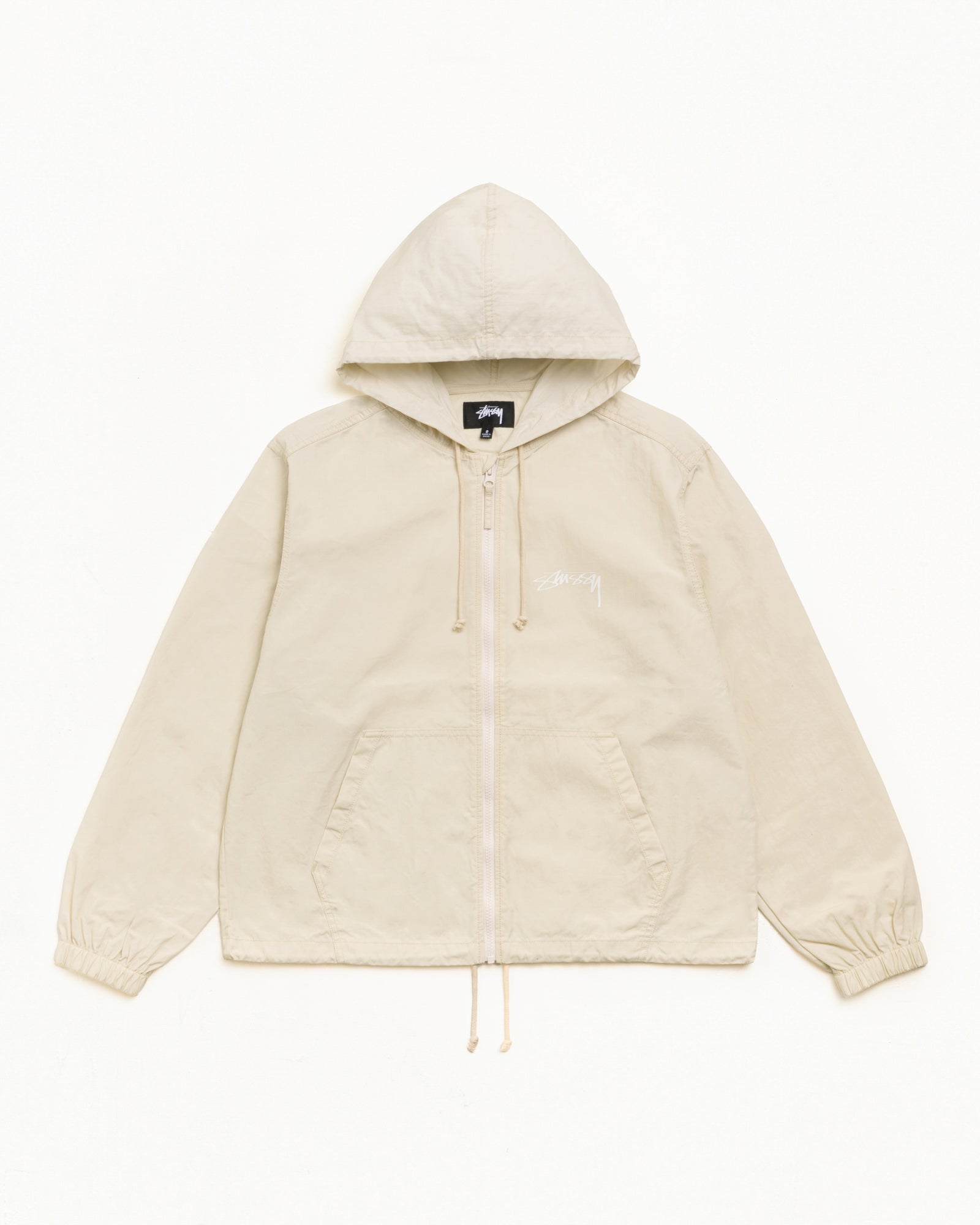 Waxed Cotton Beach Shell - Stone | Outerwear | Stüssy Japan