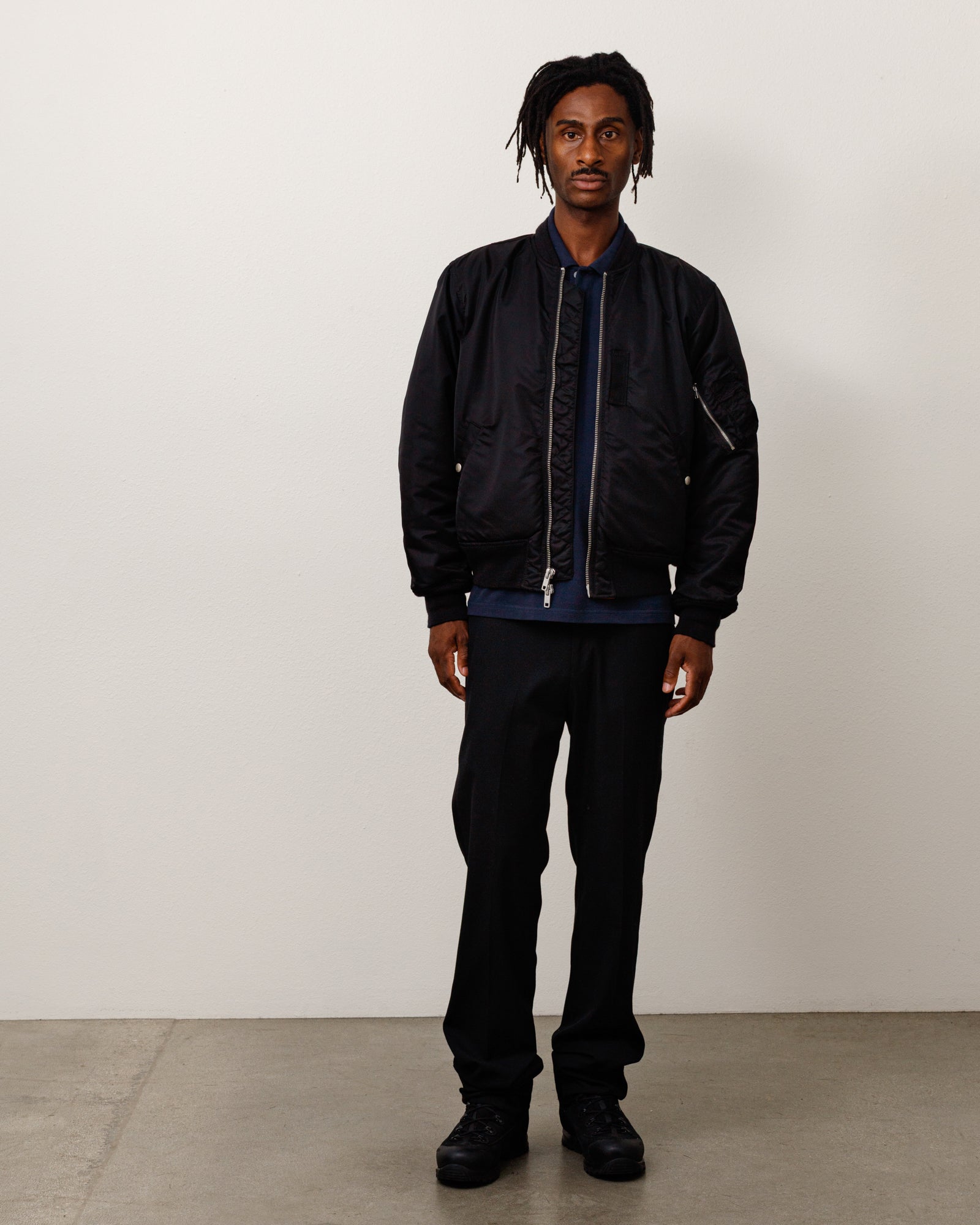 MA-1 Bomber Jacket - Black | Outerwear | Stüssy Japan