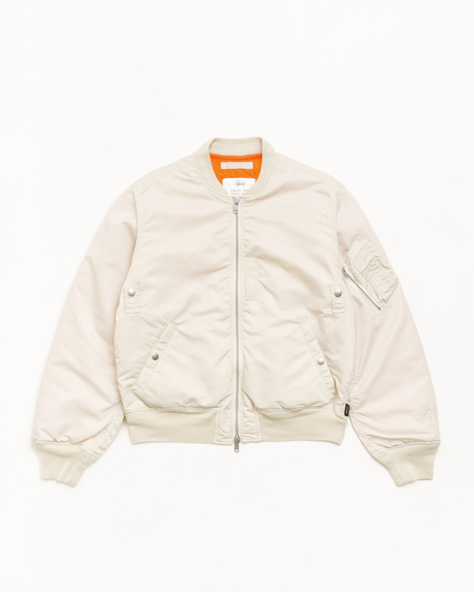 MA-1 Bomber Jacket - Bone | Outerwear | Stüssy Japan