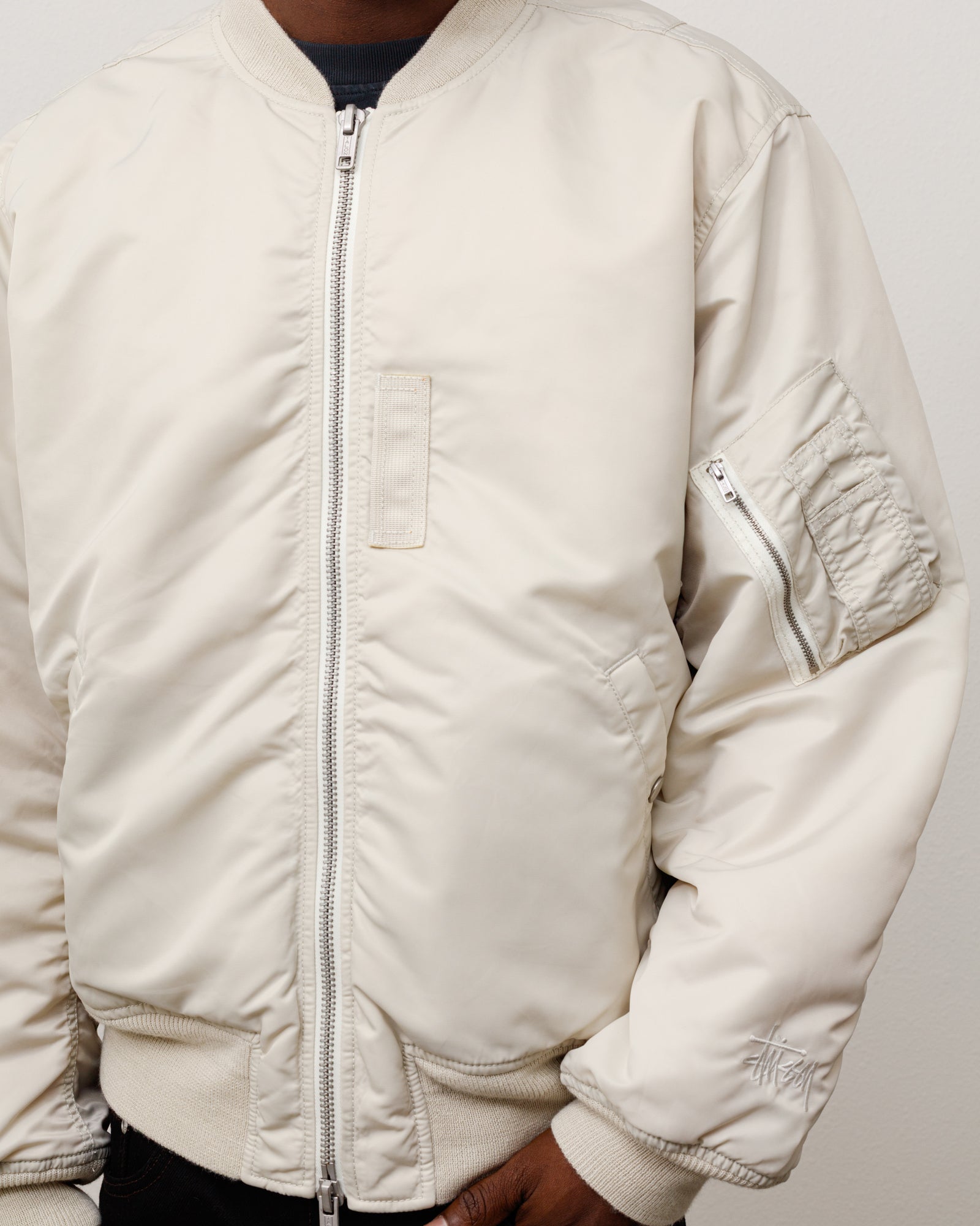 MA-1 Bomber Jacket - Bone | Outerwear | Stüssy Japan