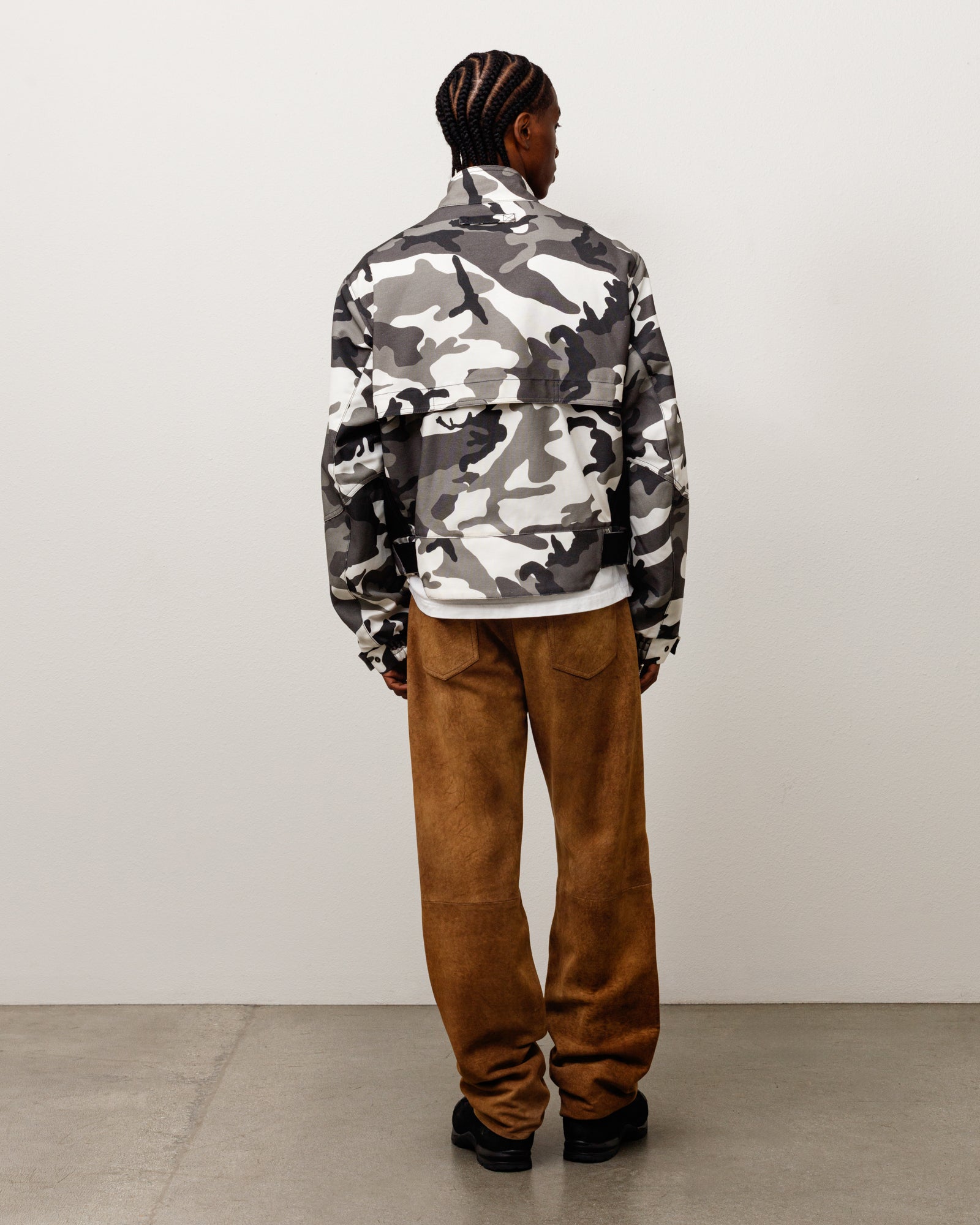 Touring Jacket Unisex Long Sleeve In Snow Camo
