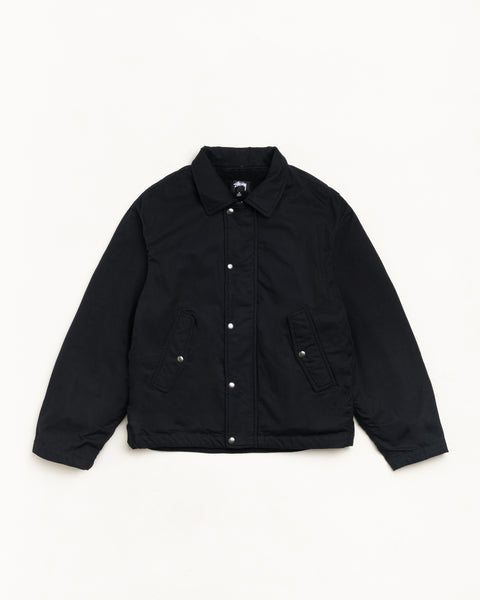Convertible Deck Jacket Unisex Long Sleeve In Black
