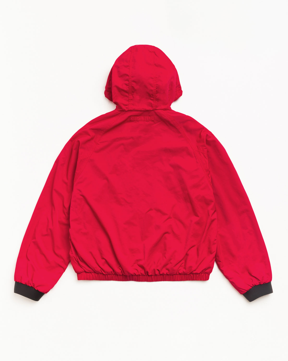 Coastline Hooded Jacket Unisex Long Sleeve In Red