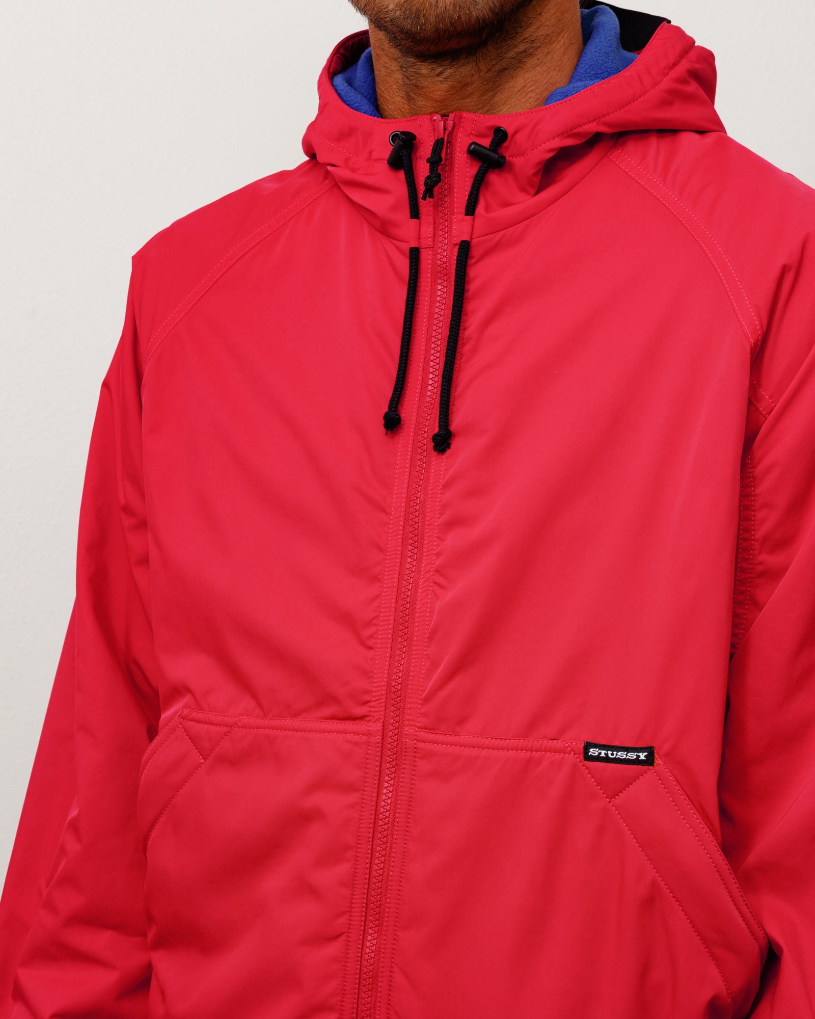 Coastline Hooded Jacket - Red | Outerwear | Stüssy Japan