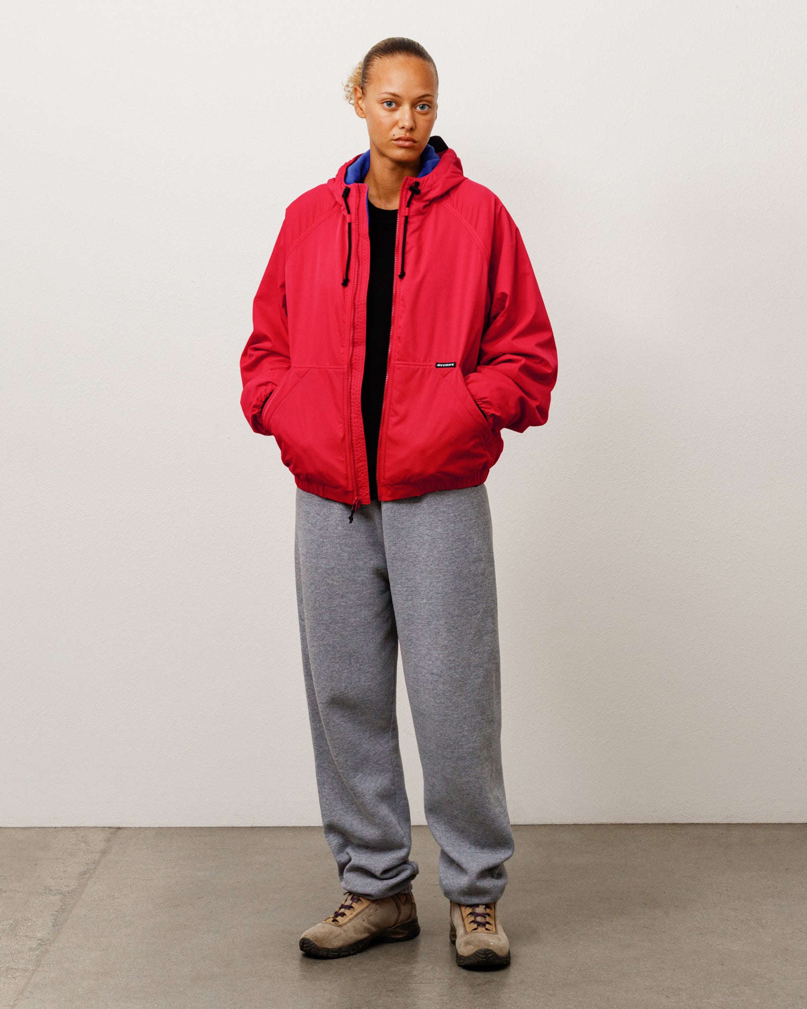 Coastline Hooded Jacket - Red | Outerwear | Stüssy Japan