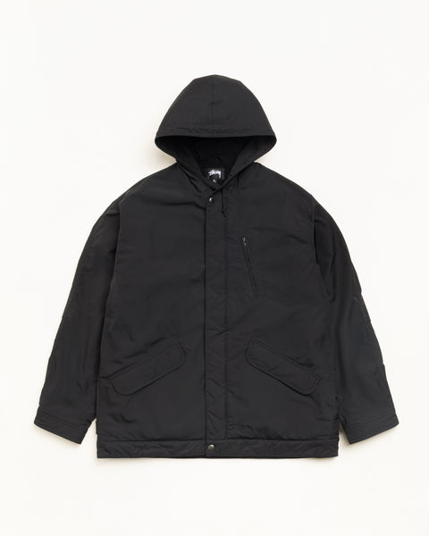 Flight Parka Unisex Long Sleeve In Black