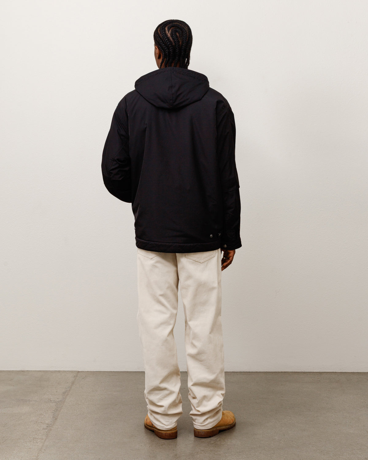 Flight Parka Unisex Long Sleeve In Black
