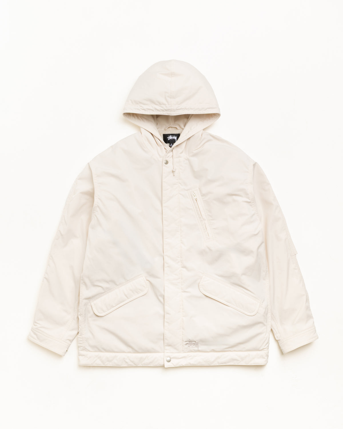 Flight Parka Unisex Long Sleeve In Bone