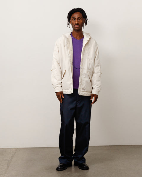 Flight Parka Unisex Long Sleeve In Bone