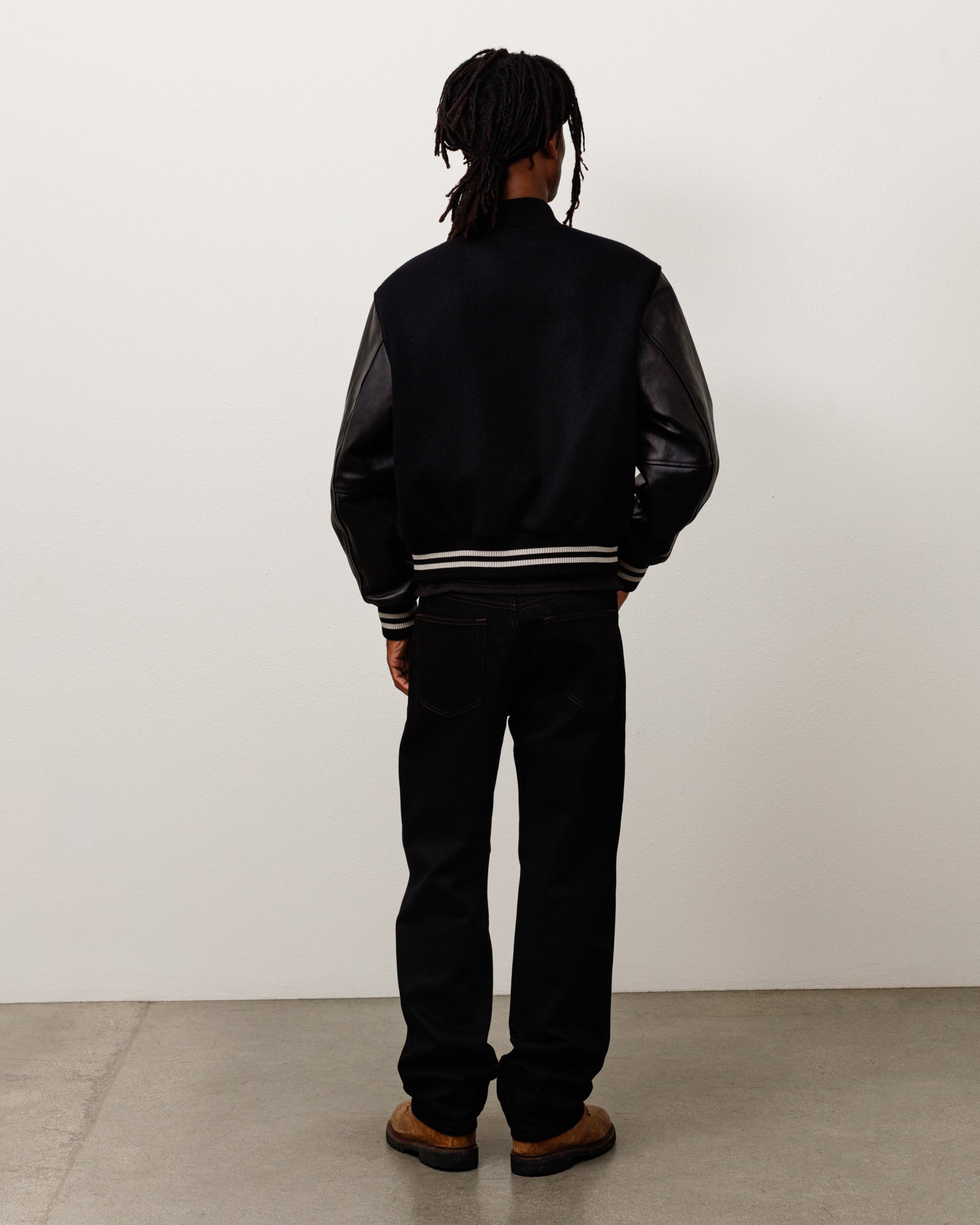 stussy ウールジャケット Wool Varsity Jacket - Black | Outerwear | Stüssy Japan