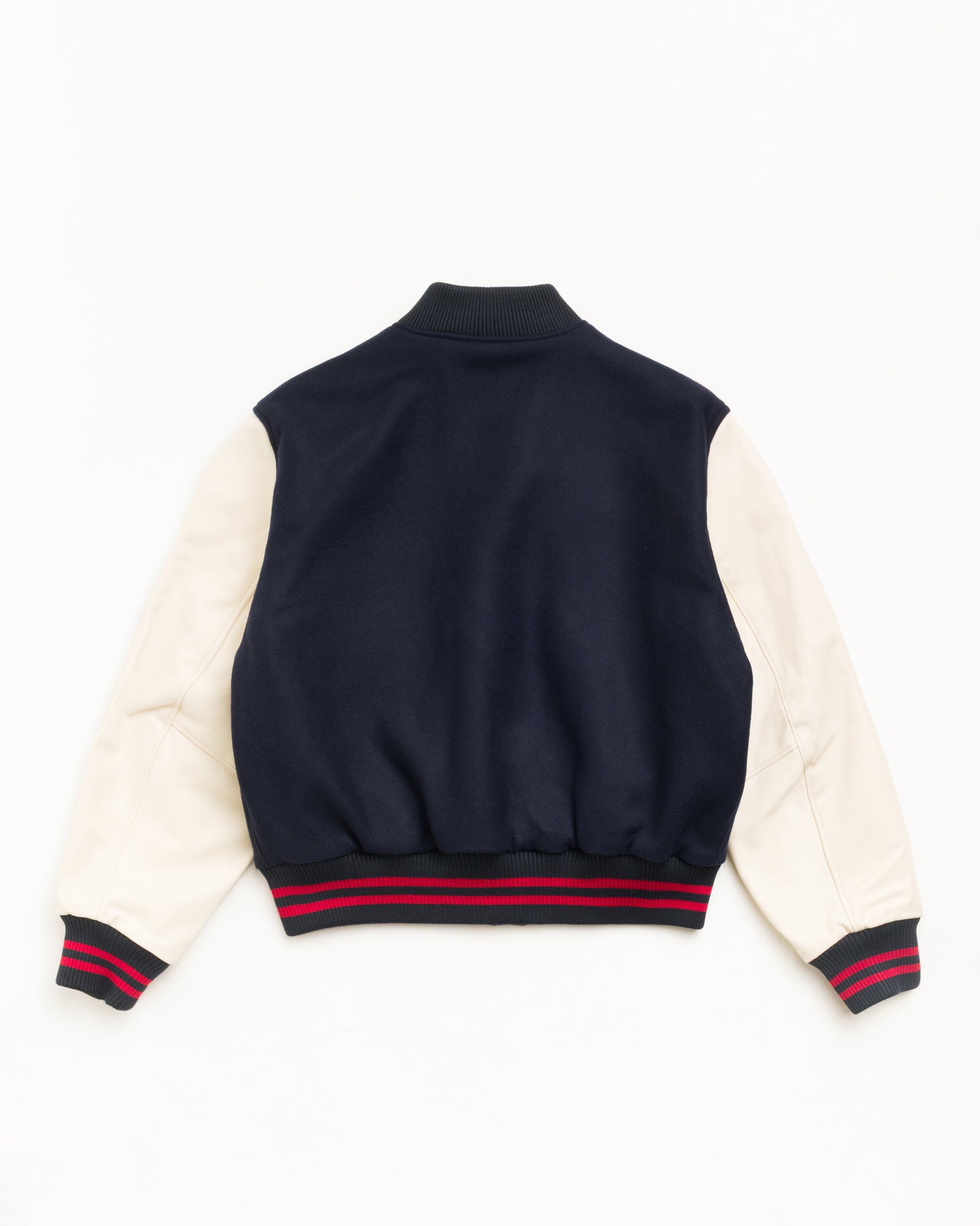 Wool Varsity Jacket - Navy | Outerwear | Stüssy Japan