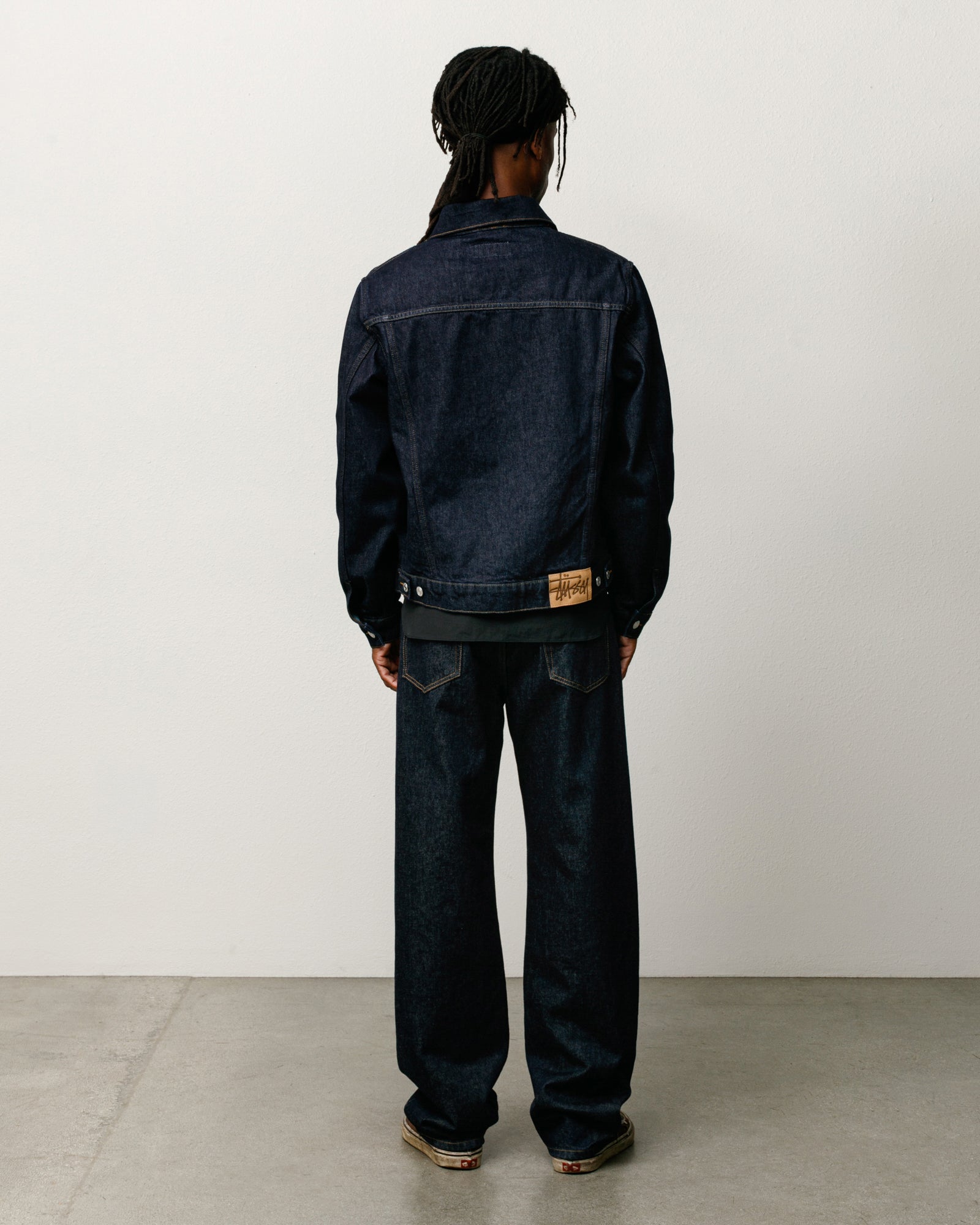 Denim Trucker Jacket - Rinsed Indigo | Outerwear | Stüssy Japan