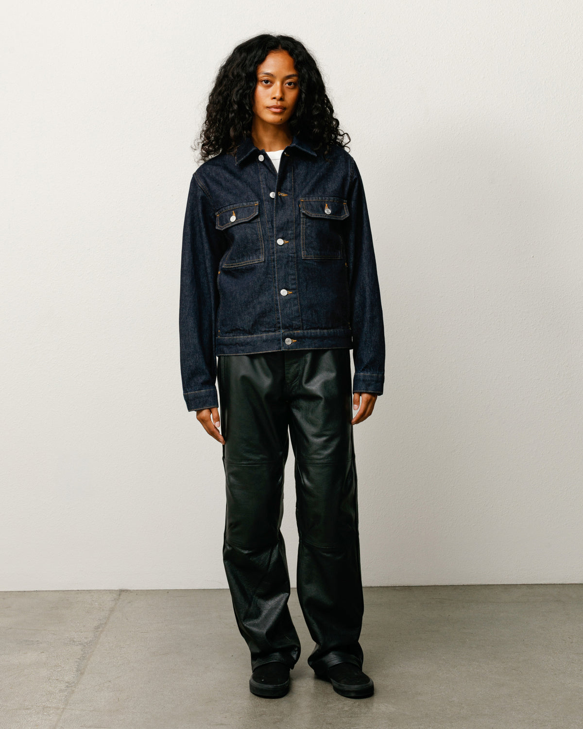 Denim Trucker Jacket - Rinsed Indigo | Outerwear | Stüssy Japan