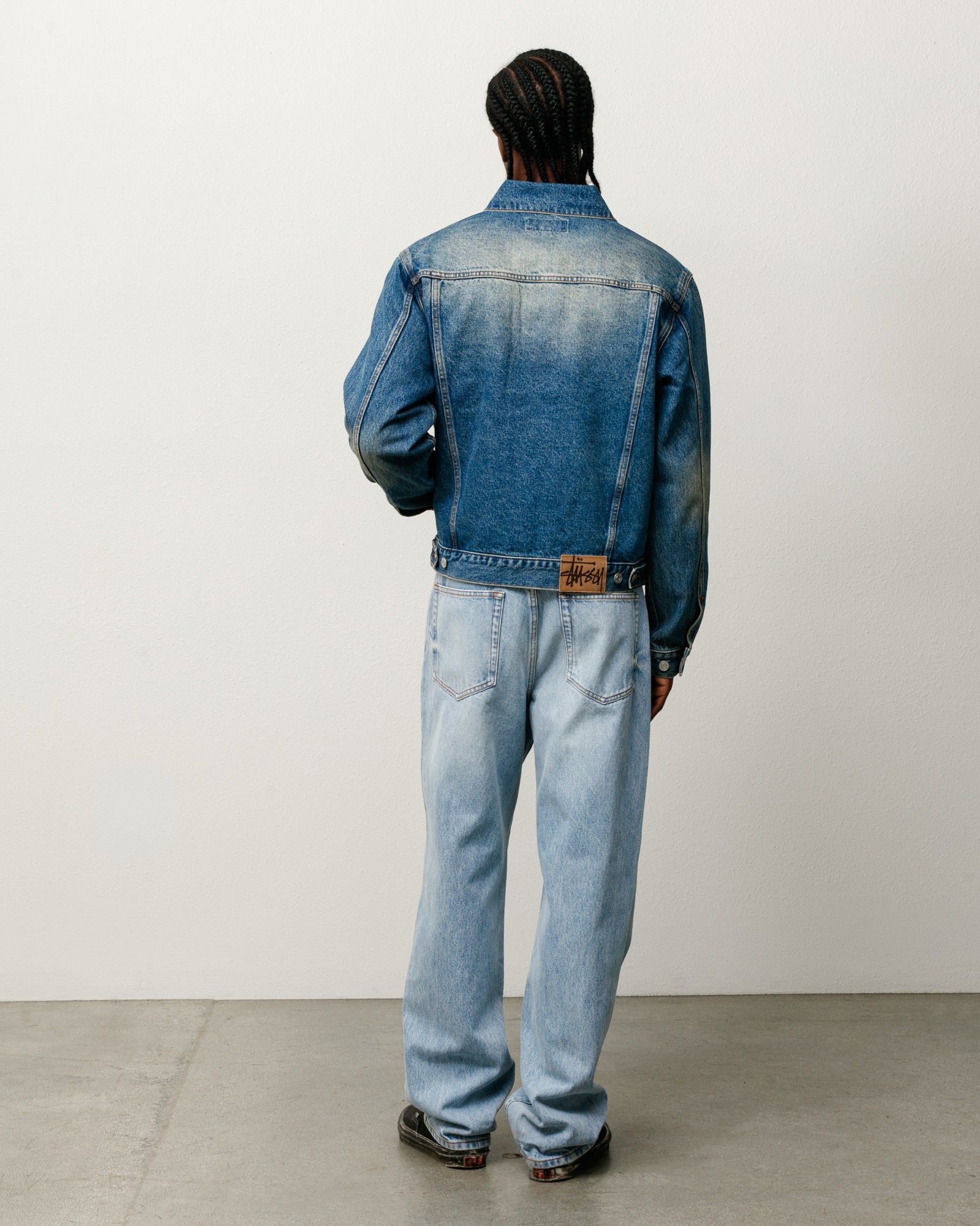 Denim Trucker Jacket - Dark Wash Indigo | Outerwear | Stüssy Japan