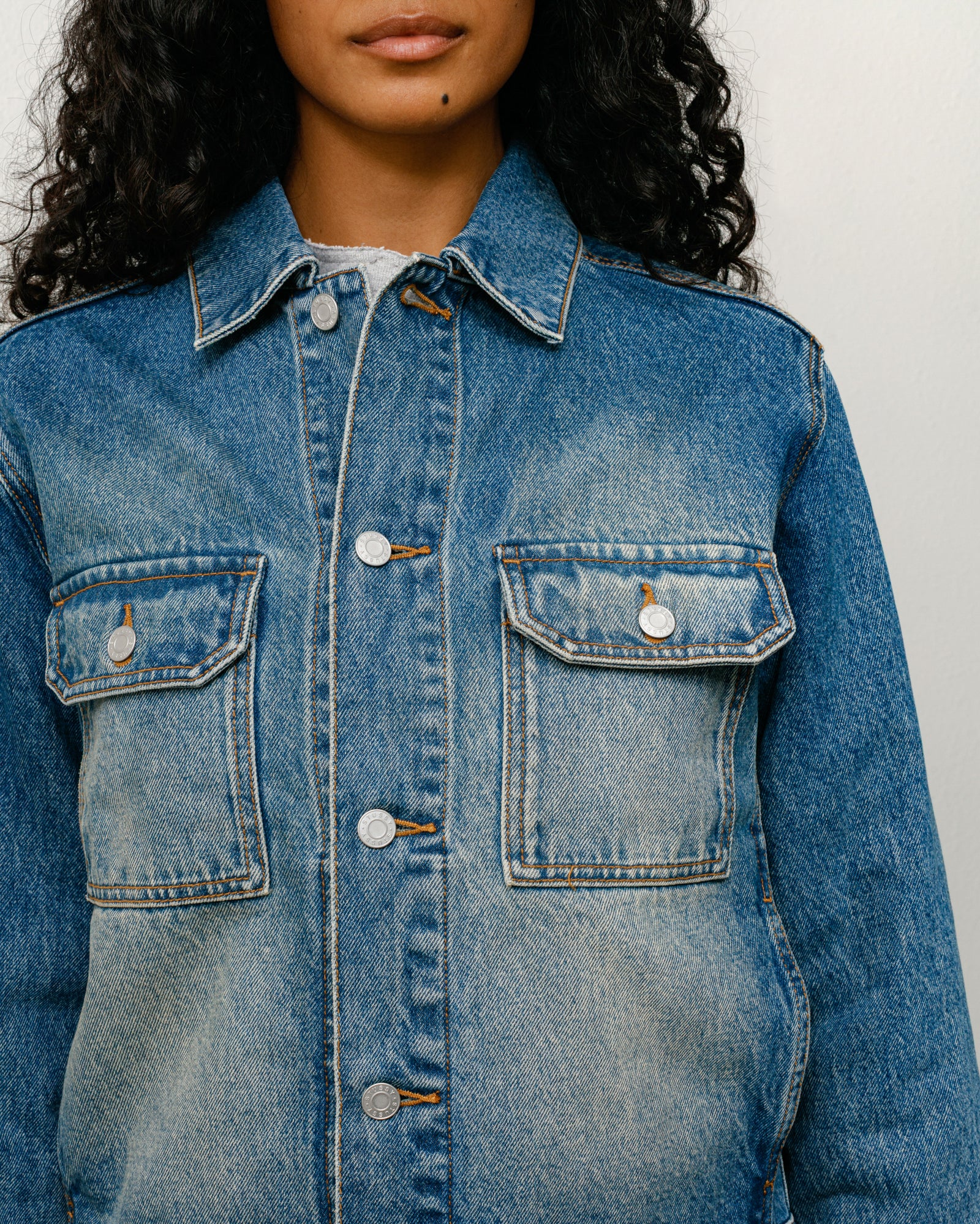 Denim Trucker Jacket - Dark Wash Indigo | Outerwear | Stüssy Japan