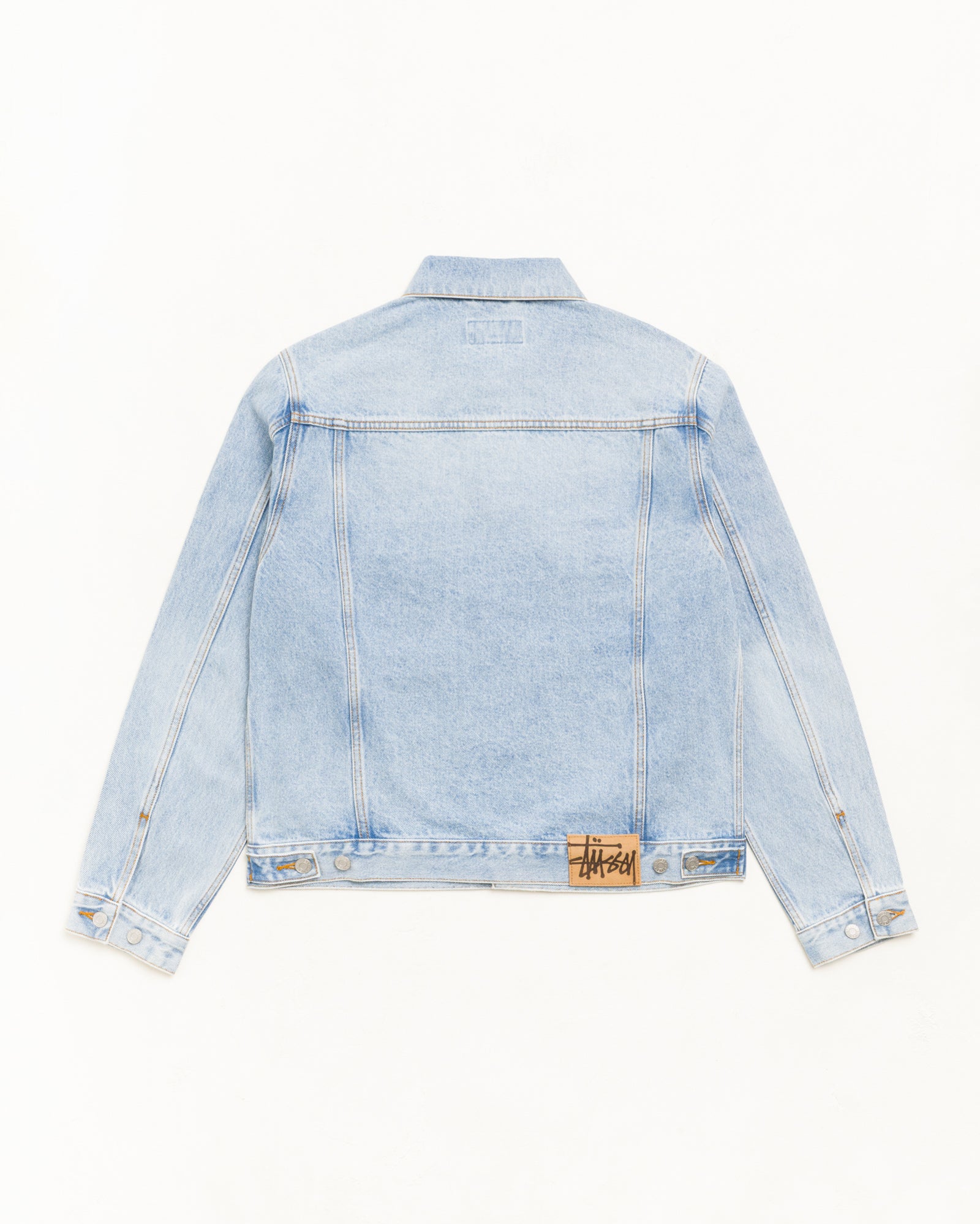 Denim Trucker Jacket - Light Wash Indigo | Outerwear | Stüssy Japan