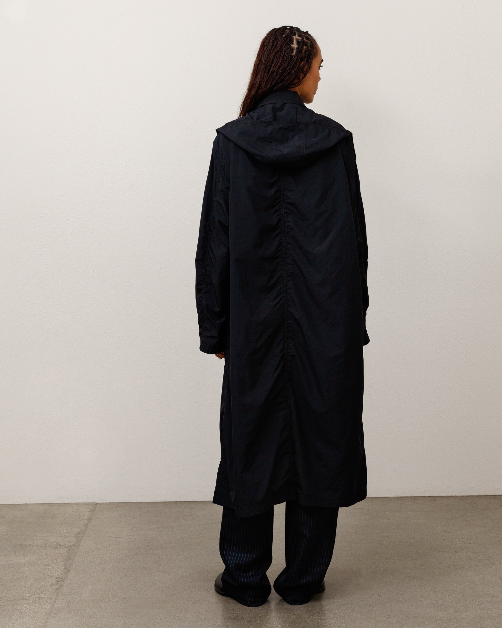 Ultra Lightweight Nylon Trench - Black | Outerwear | Stüssy Japan