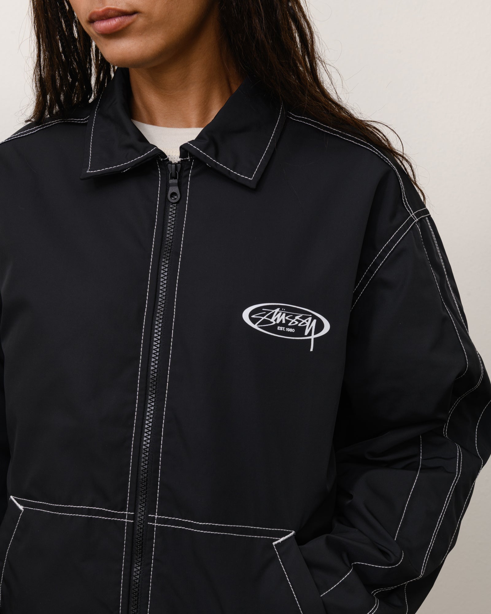 Offshore Jacket - Black | Outerwear | Stüssy Japan