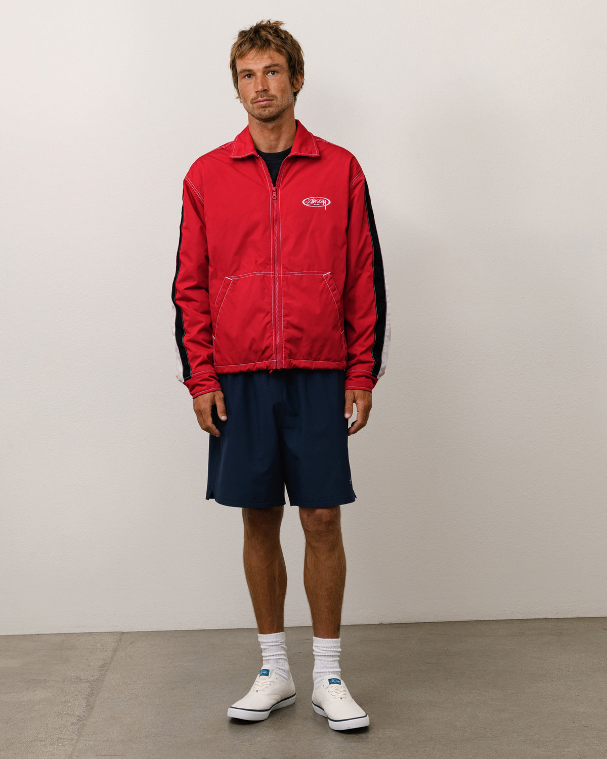 Offshore Jacket Unisex Long Sleeve In Red